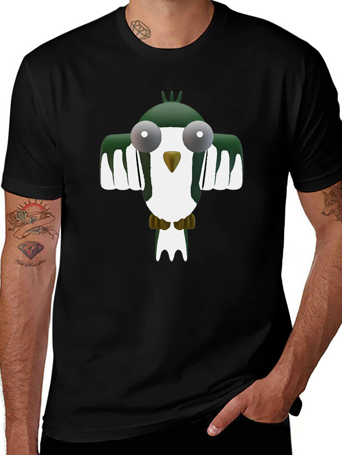 Quirky Bird Graphic T-Shirt - Fun & Unique Design