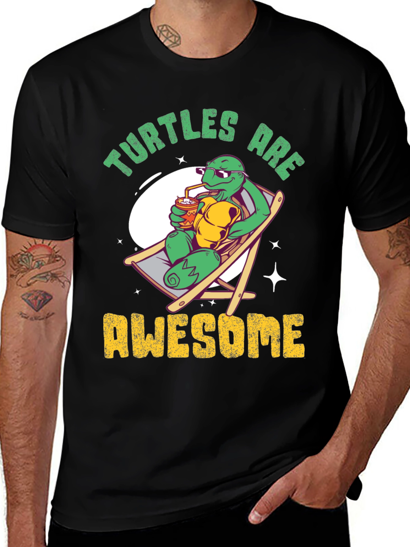 Variant 27 of Turtles Are Awesome Graphic Tee