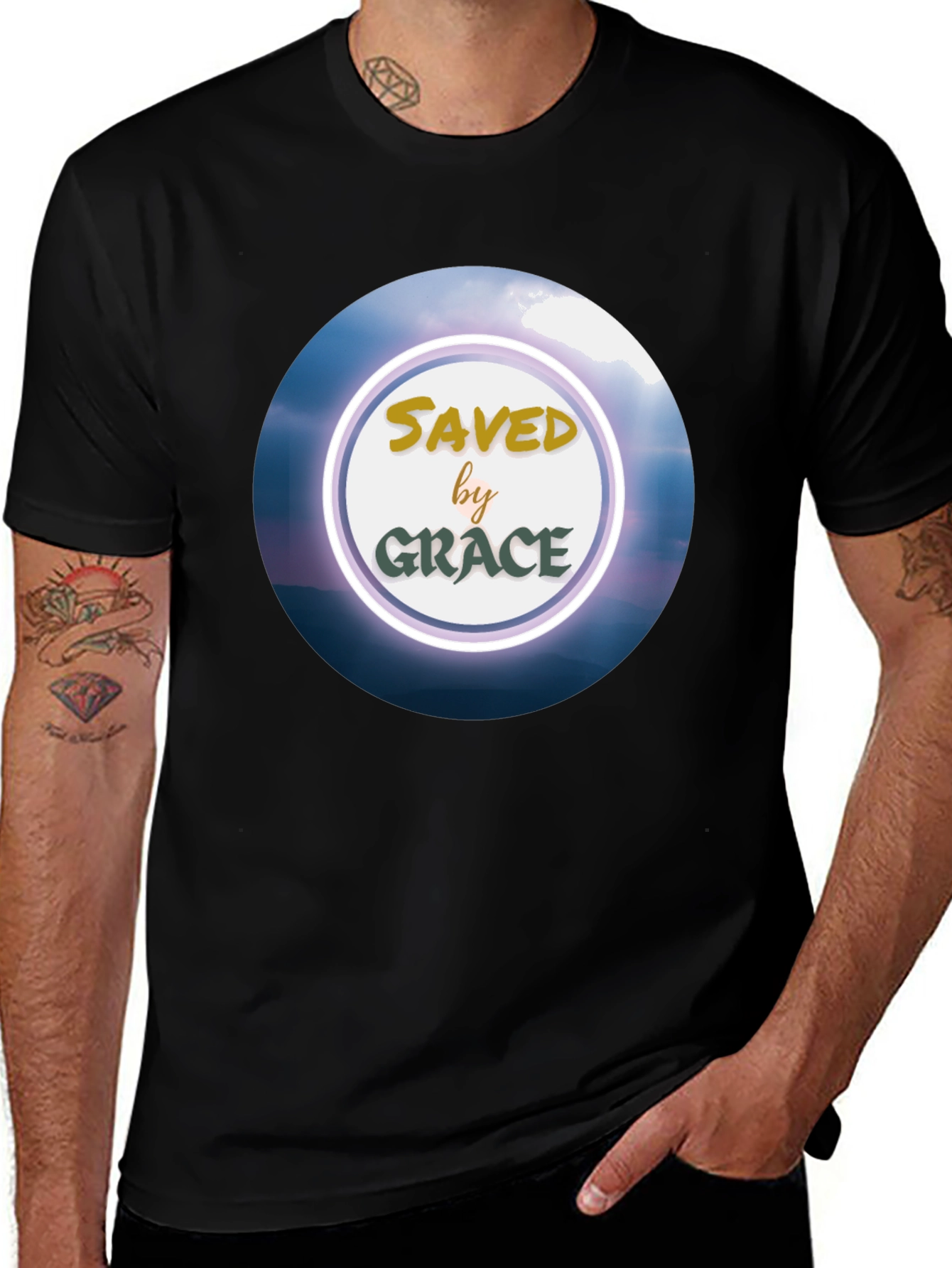 Saved by Grace T-Shirt, Christian Apparel