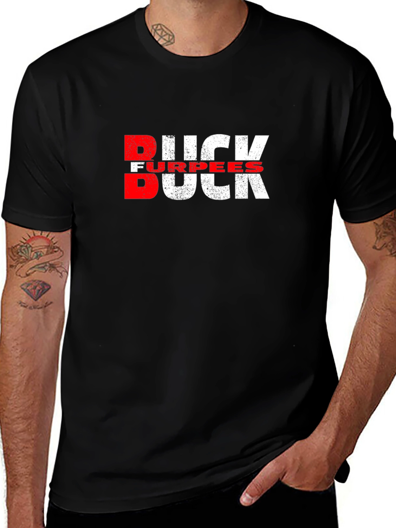 Variant 29 of Duck Furpees Black Graphic T-Shirt