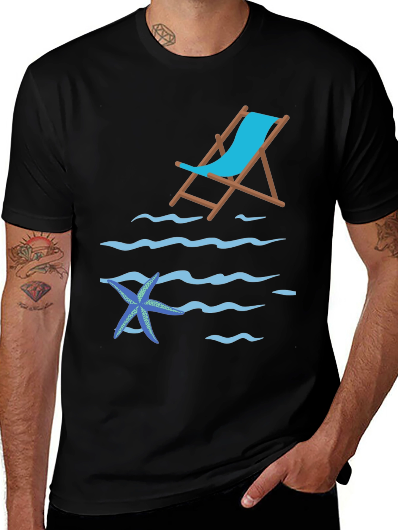 Variant 30 of Beach Chair T-Shirt - Vacation Vibes