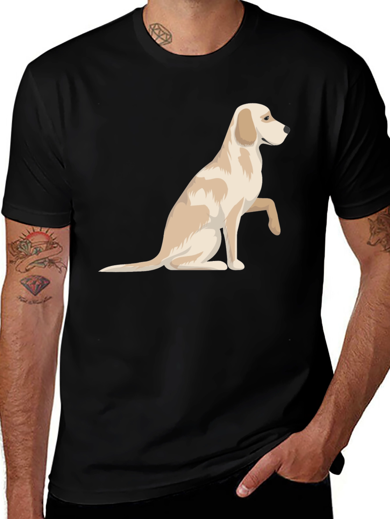 Variant 29 of Dog Graphic T-Shirt - Casual Comfort