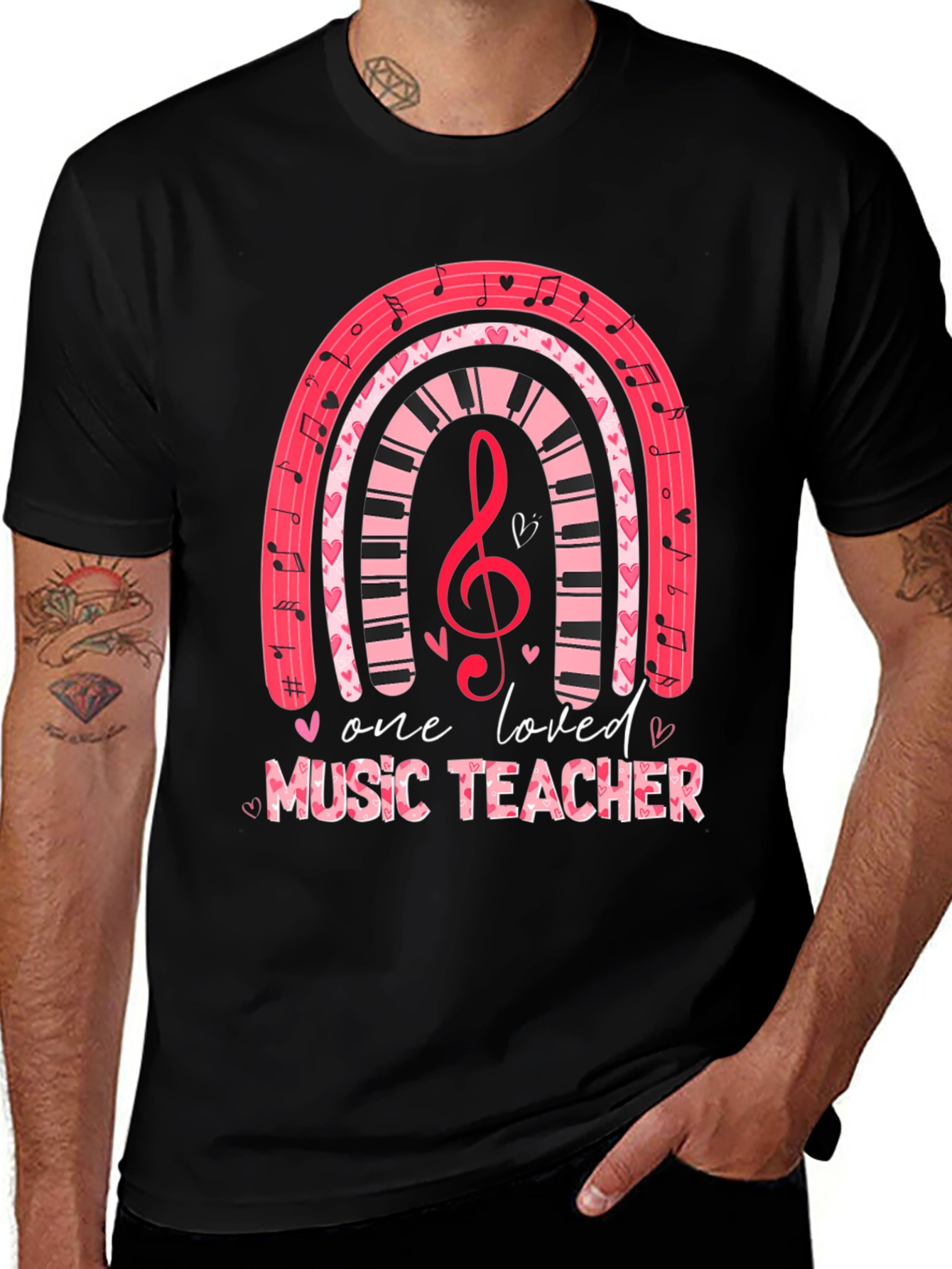 Variant 9 of One Loved Music Teacher T-Shirt