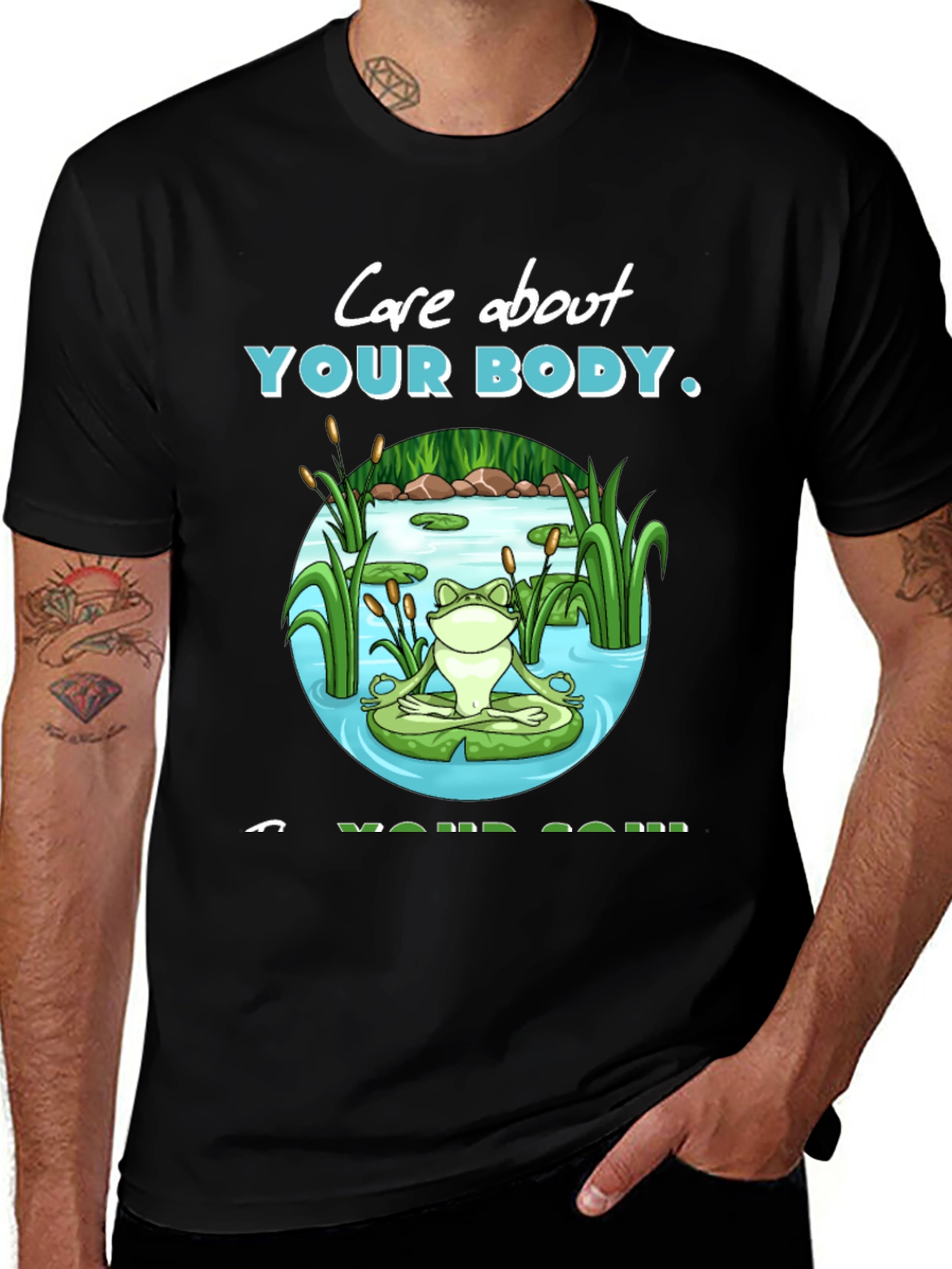 Variant 21 of Care About Your Body Frog T-Shirt