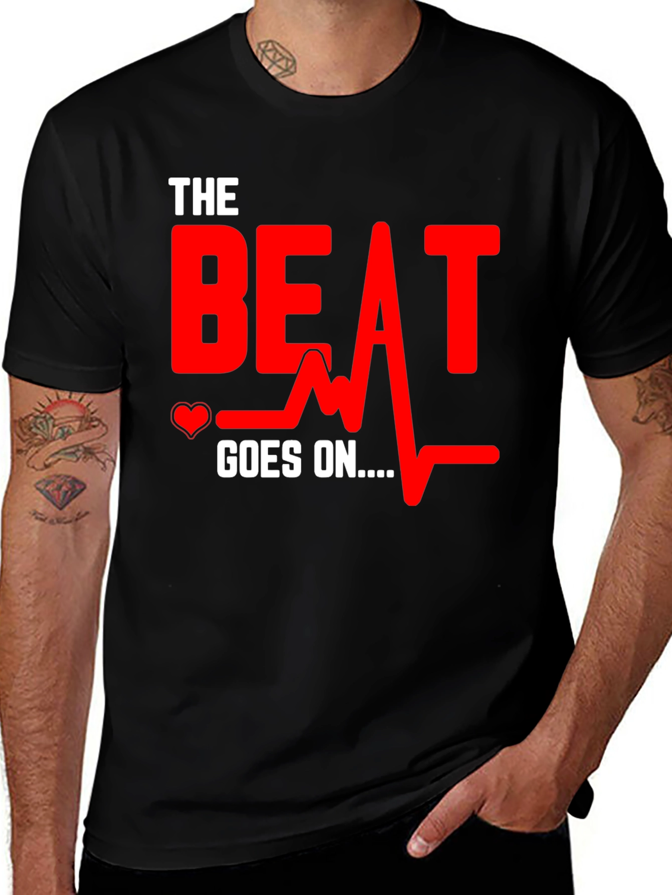 Variant 18 of The Beat Goes On Graphic T-Shirt