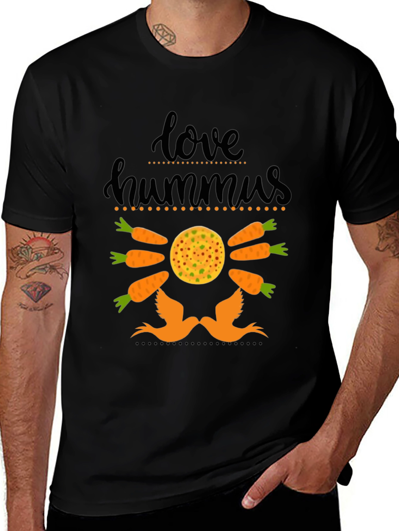 Variant 29 of Love Hummus Graphic T-Shirt