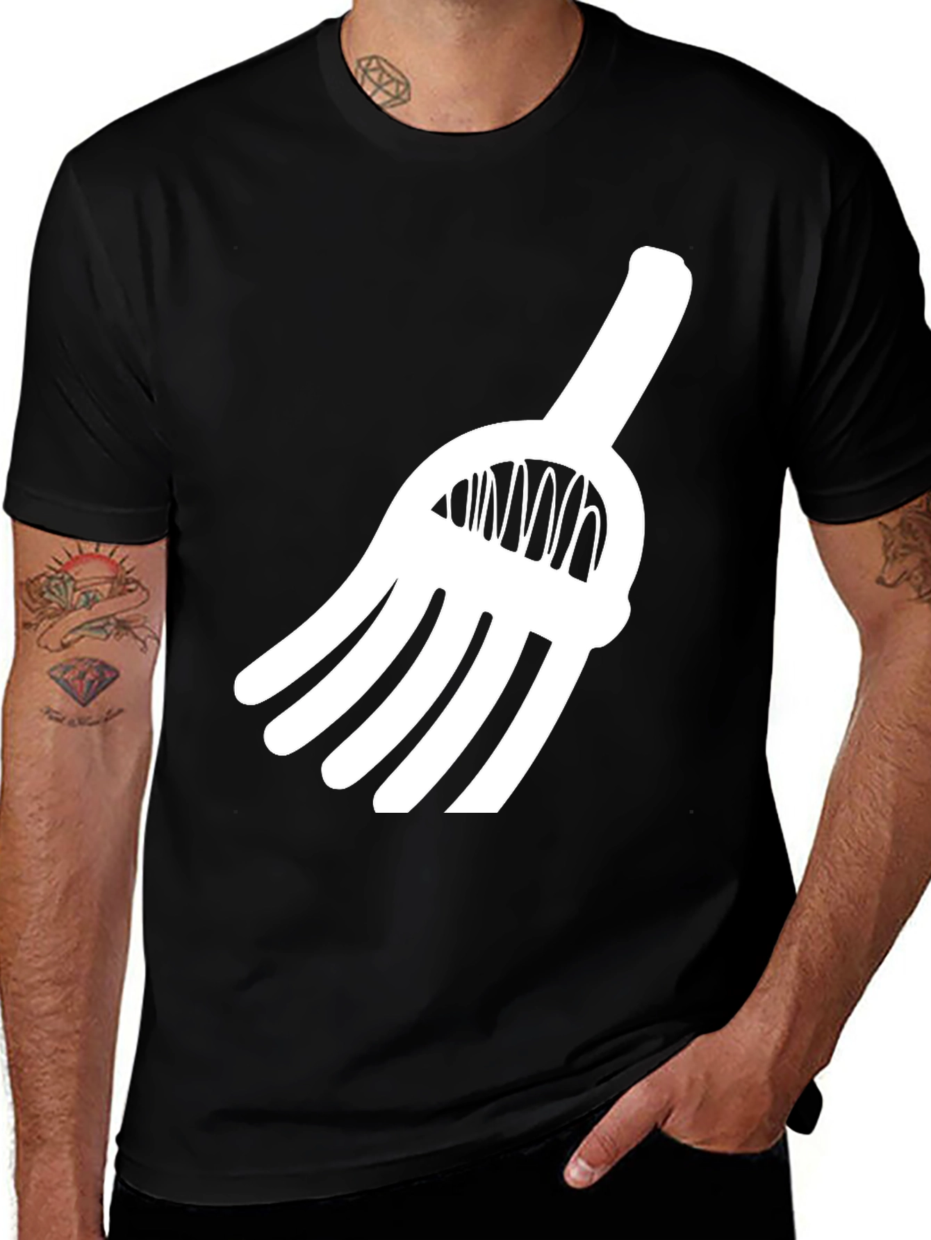 Variant 8 of Abstract Art Graphic Tee - Modern Style