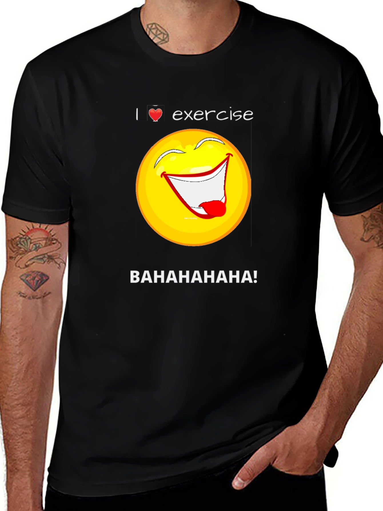 Variant 13 of Funny Exercise T-Shirt - Laugh While You Workout!