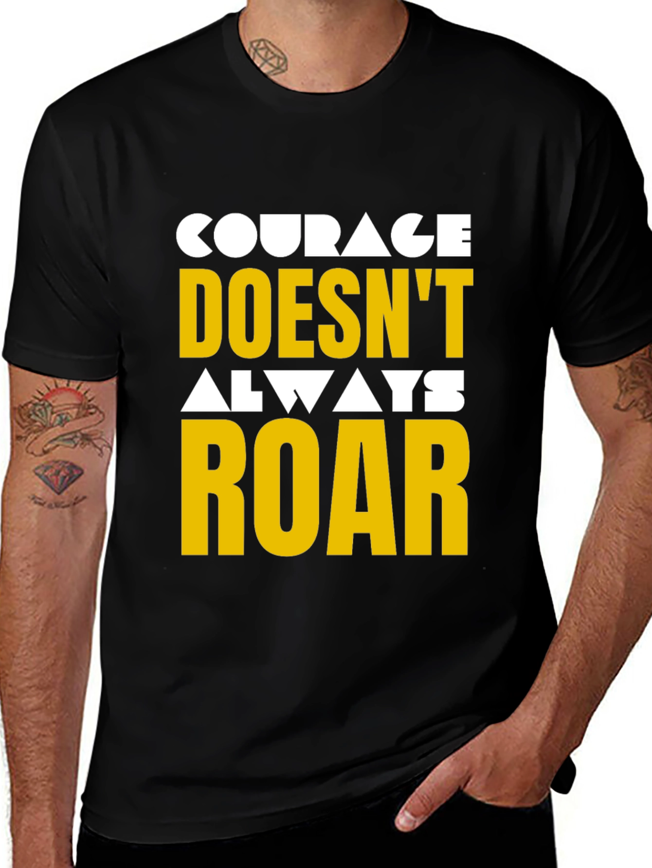 Variant 29 of Courage Graphic Tee - Motivational T-Shirt