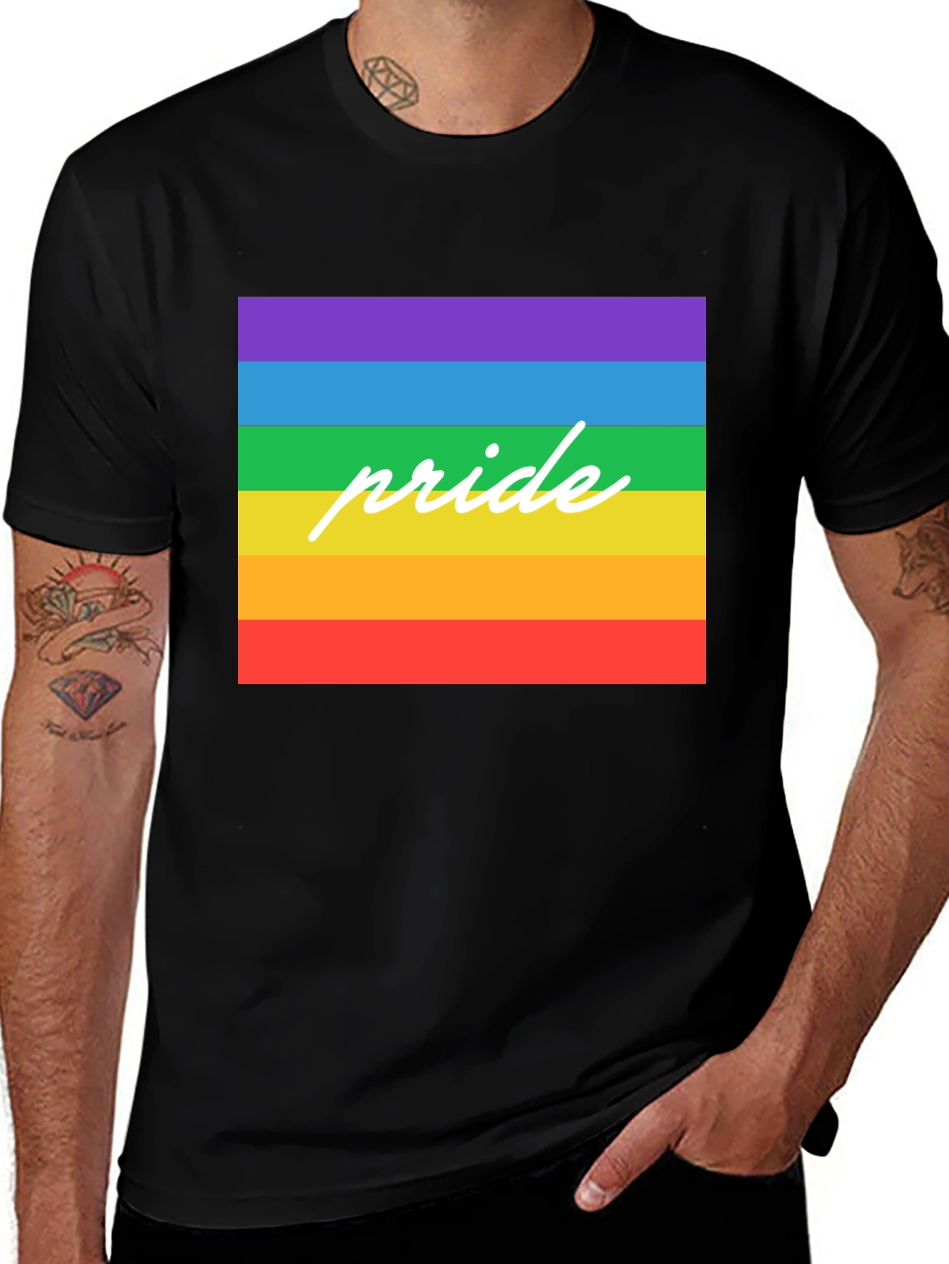 Pride Rainbow T-Shirt - LGBTQ+ Pride Month Tee