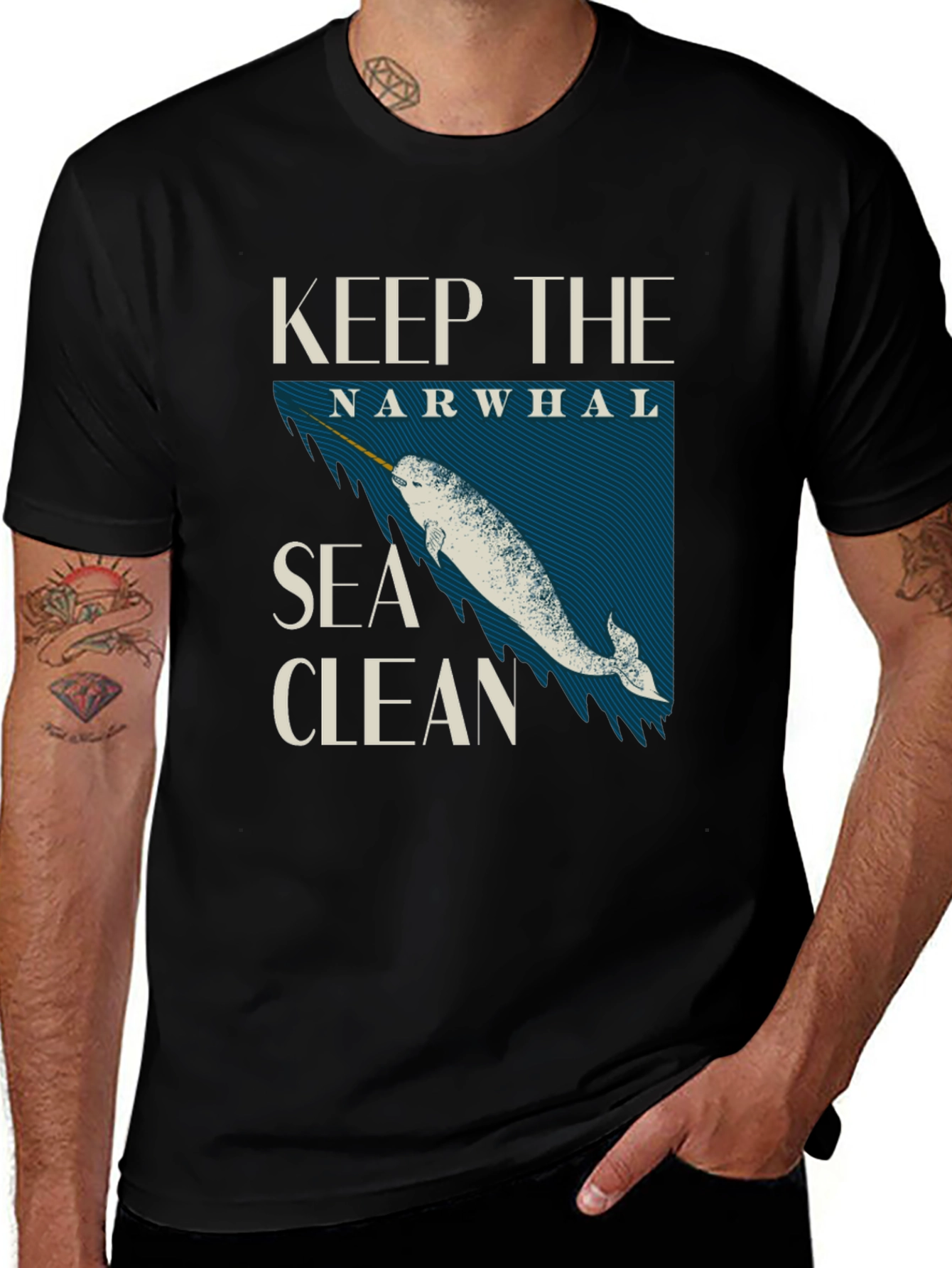 Variant 18 of Keep The Narwhal Sea Clean T-Shirt