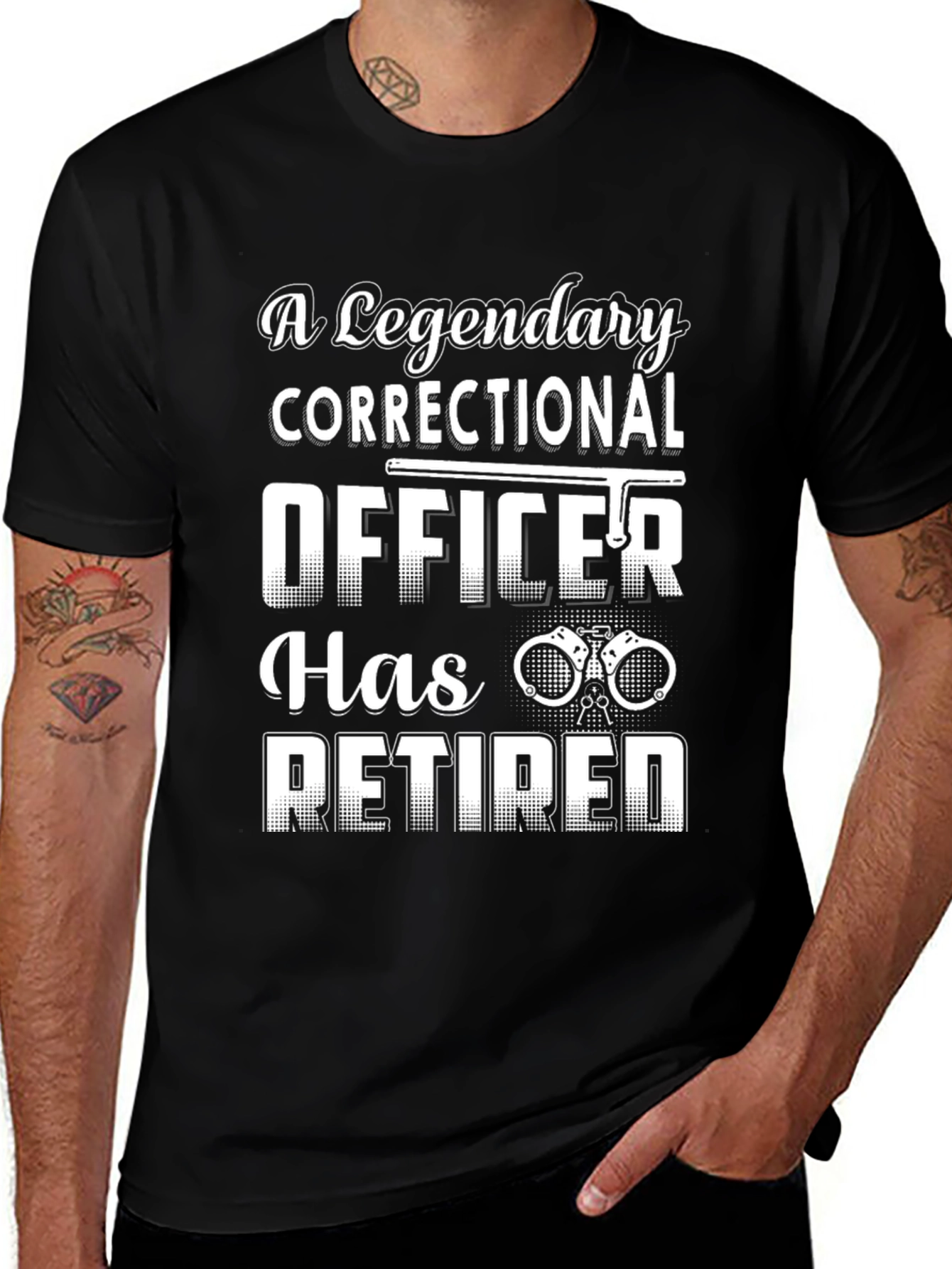 Variant 26 of Correctional Officer Retirement T-Shirt