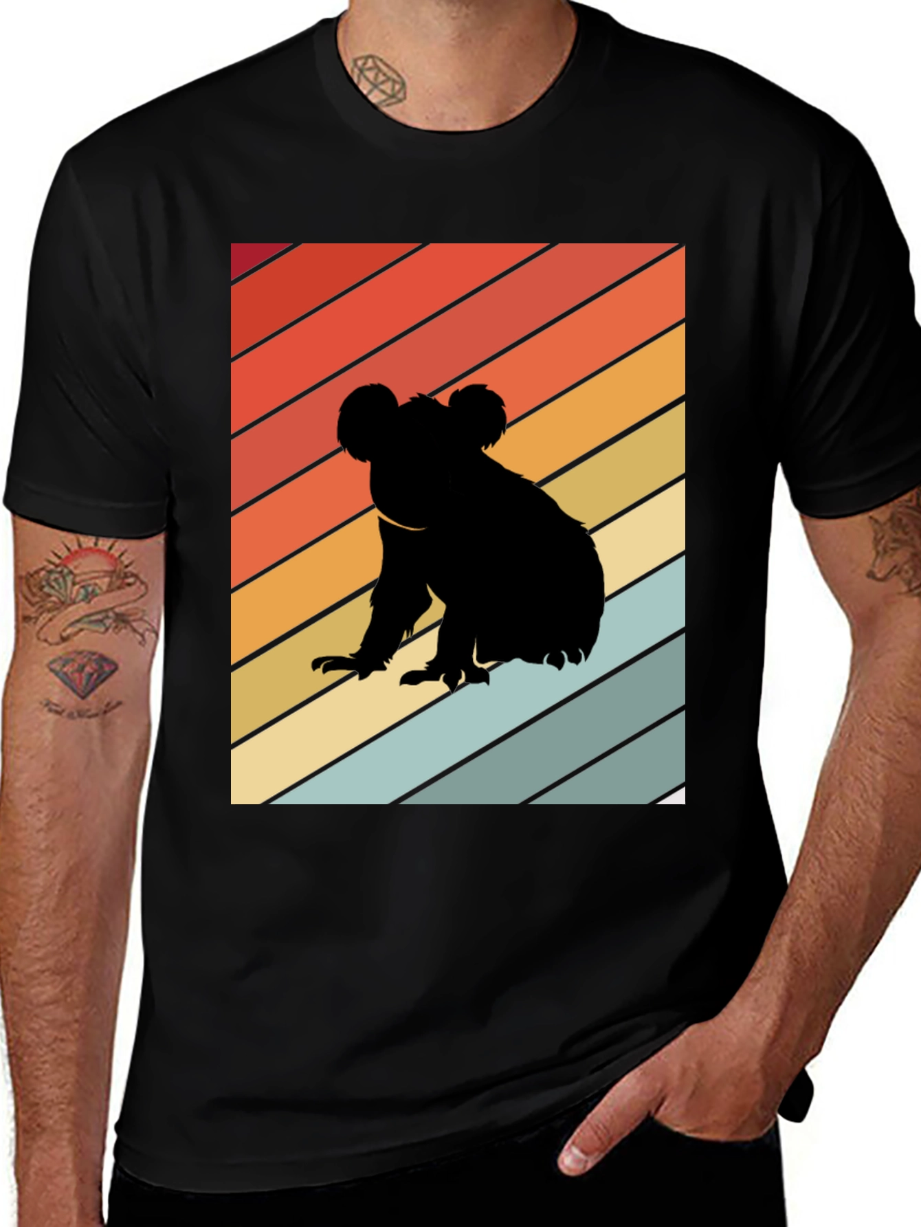 Variant 7 of Retro Koala T-Shirt - Vintage Style Tee