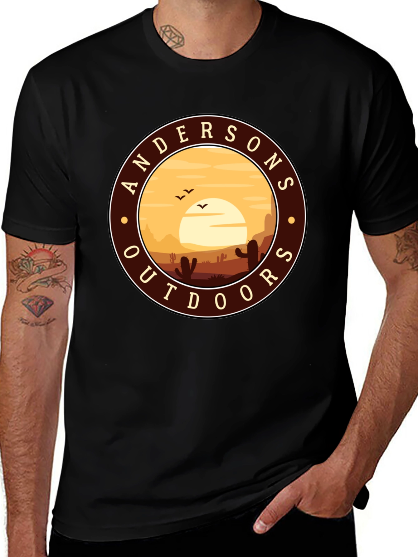 Anderson's Outdoors Graphic Tee - Desert Sunset T-Shirt