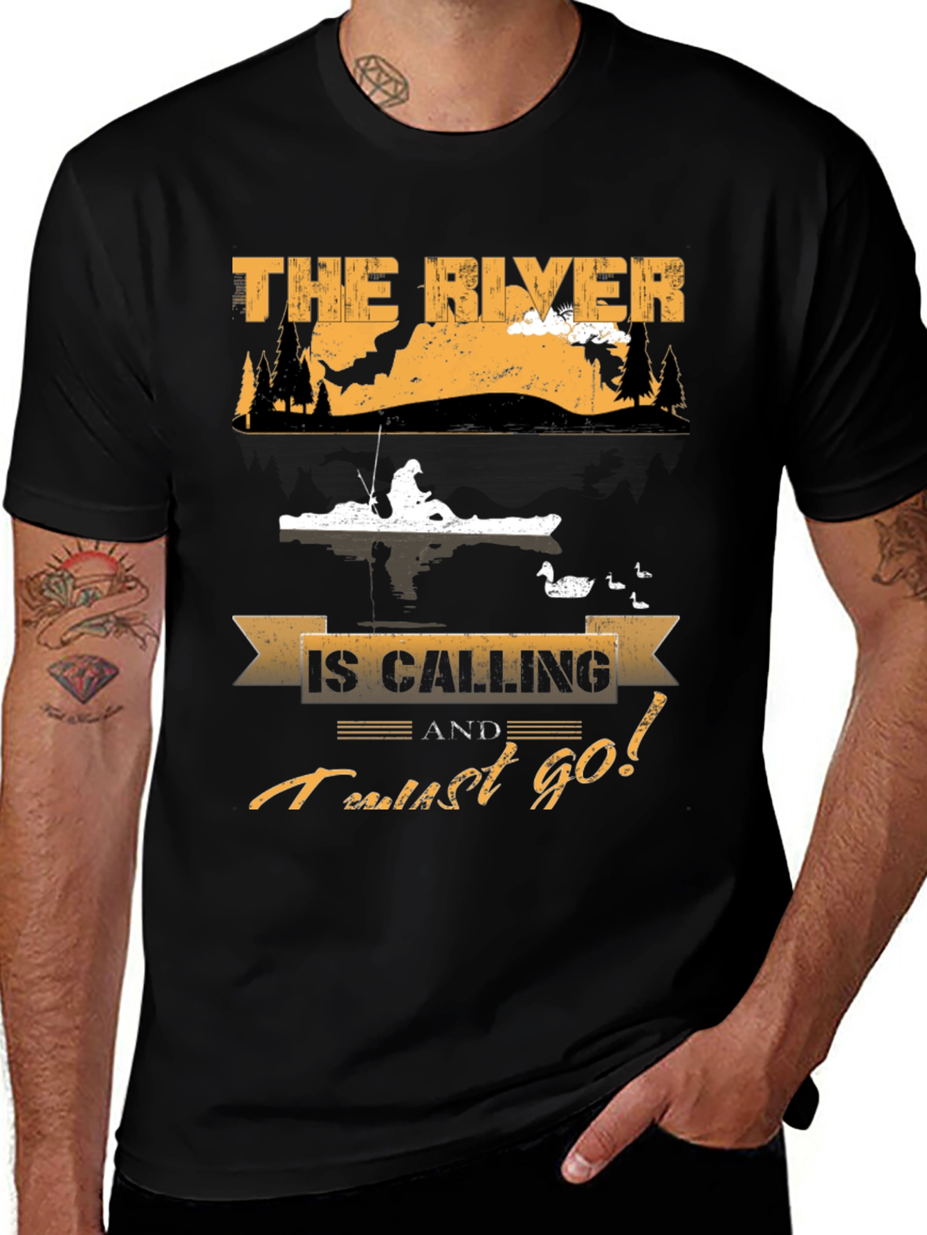Variant 12 of The River Is Calling T-Shirt