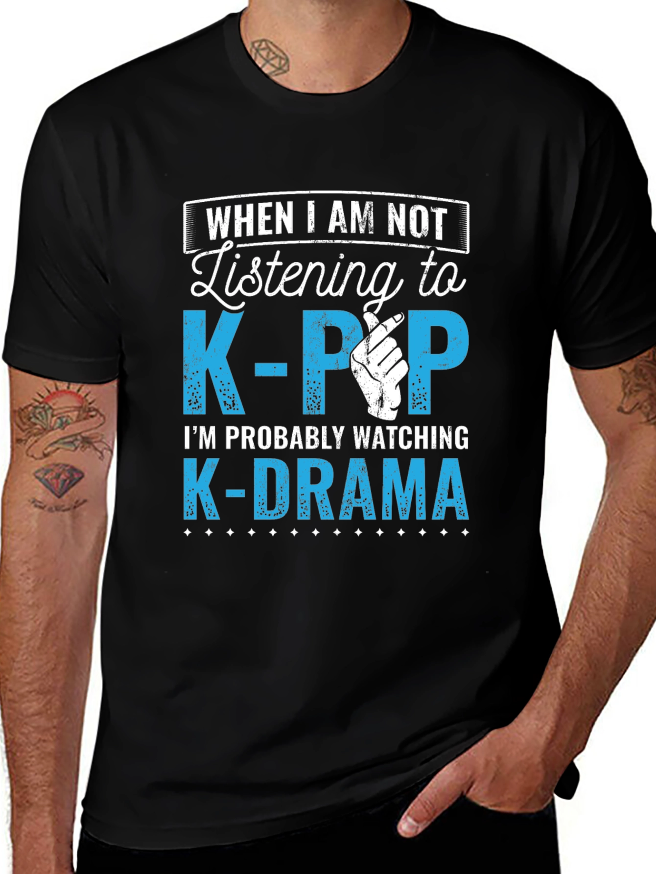 K-Pop & K-Drama Fan T-Shirt - Music & TV Lover Tee