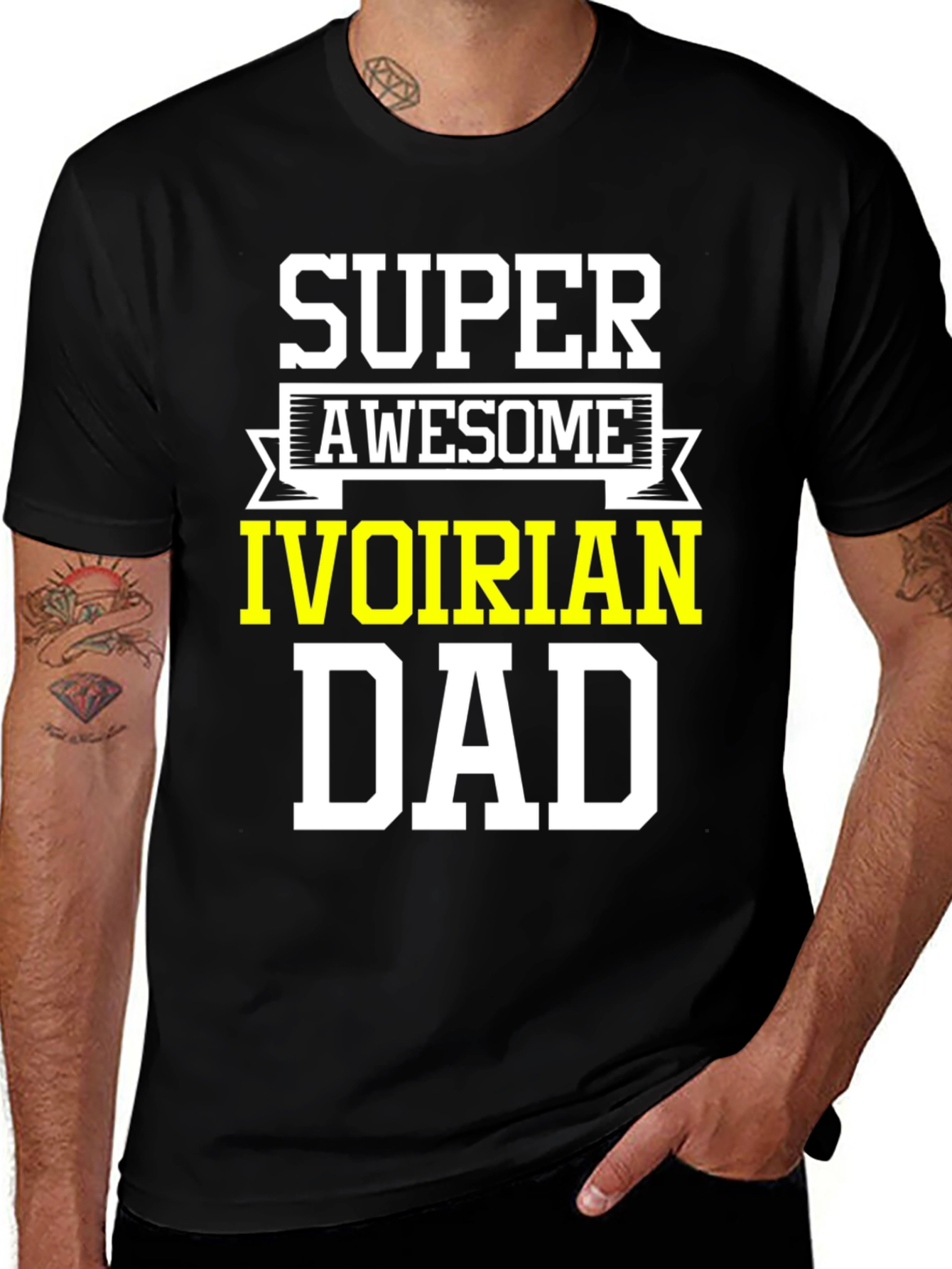 Super Awesome Ivoirian Dad T-Shirt