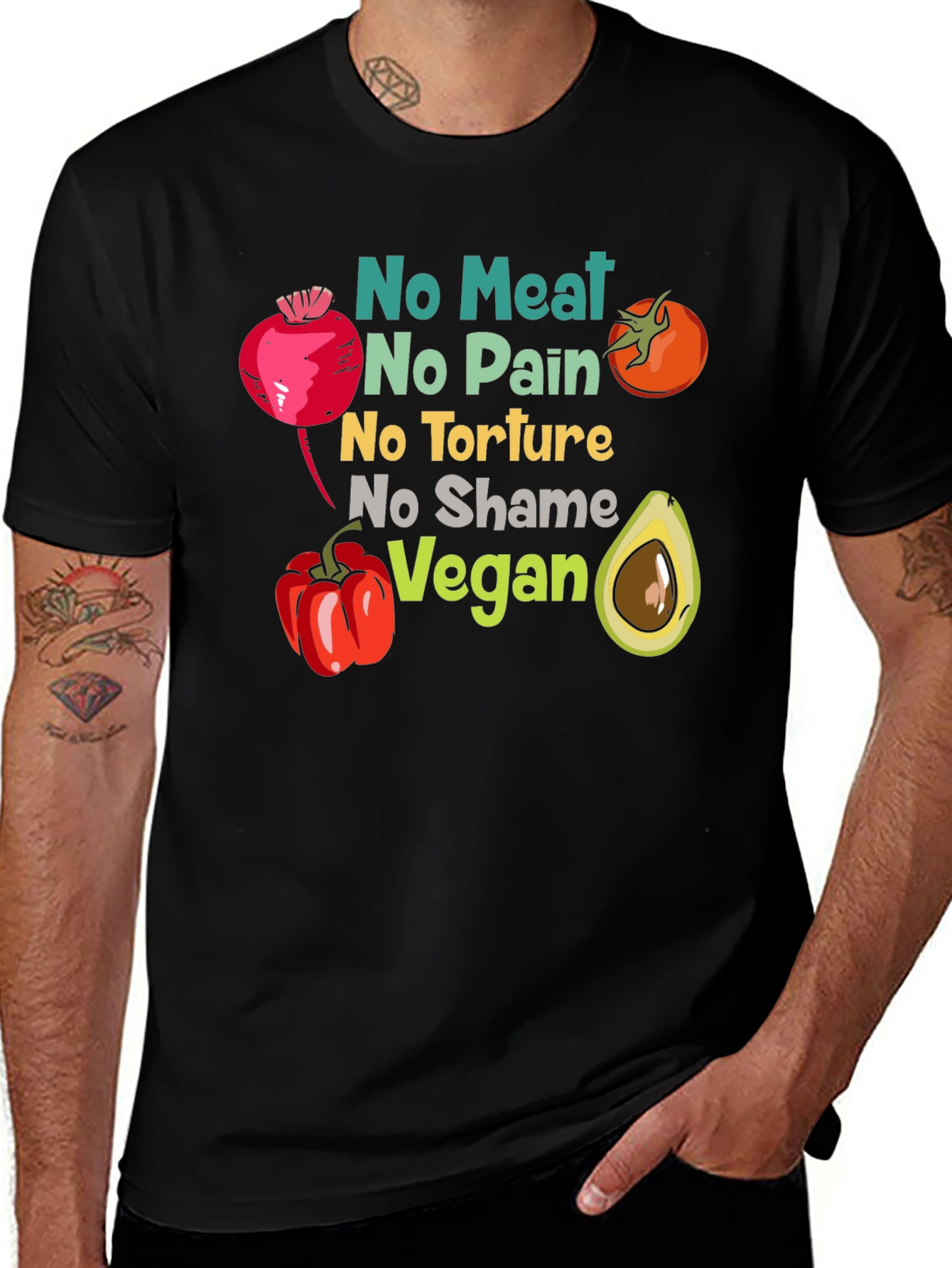 Vegan No Meat T-Shirt