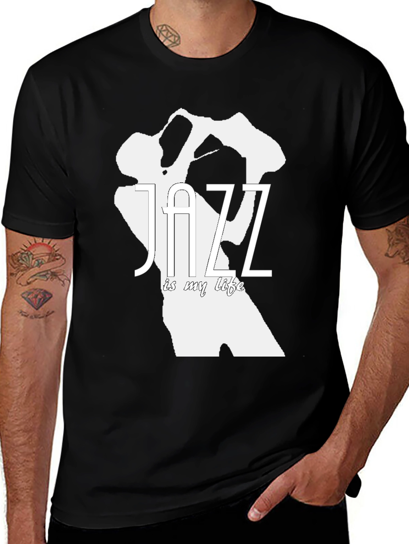 Variant 18 of Jazz is My Life Graphic T-Shirt
