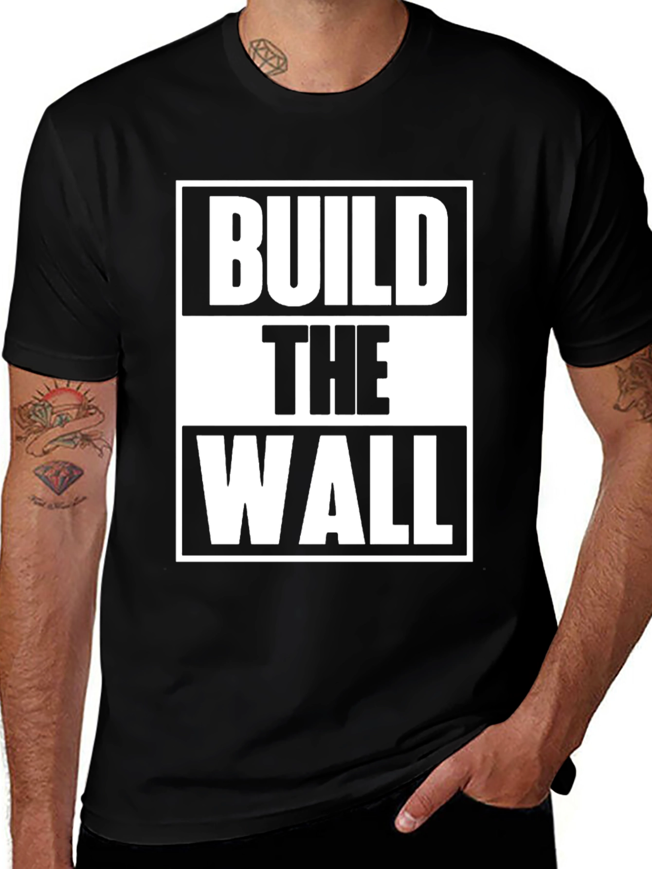 Variant 29 of Build The Wall Graphic Tee