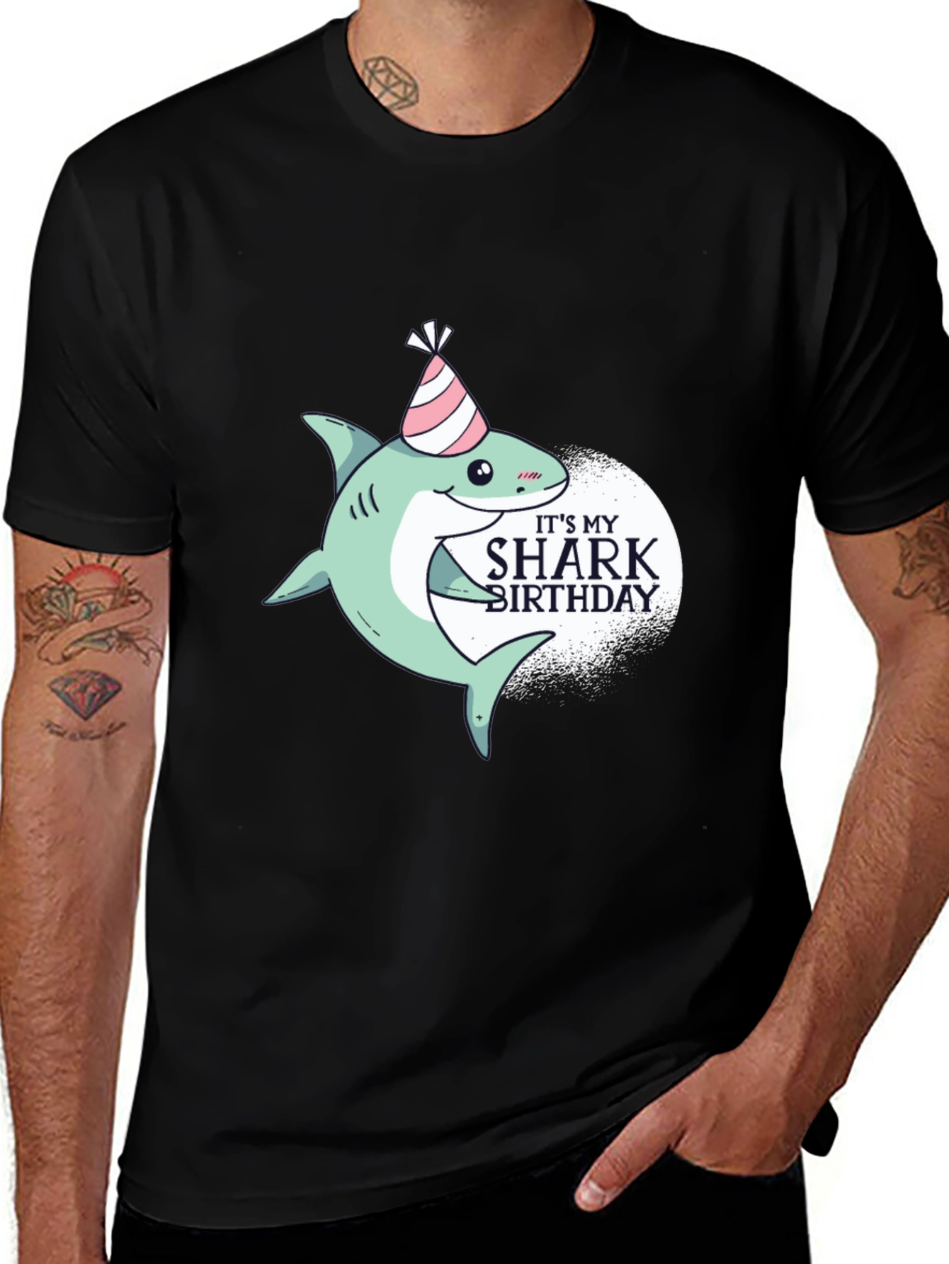 Variant 7 of It's My Shark Birthday T-Shirt