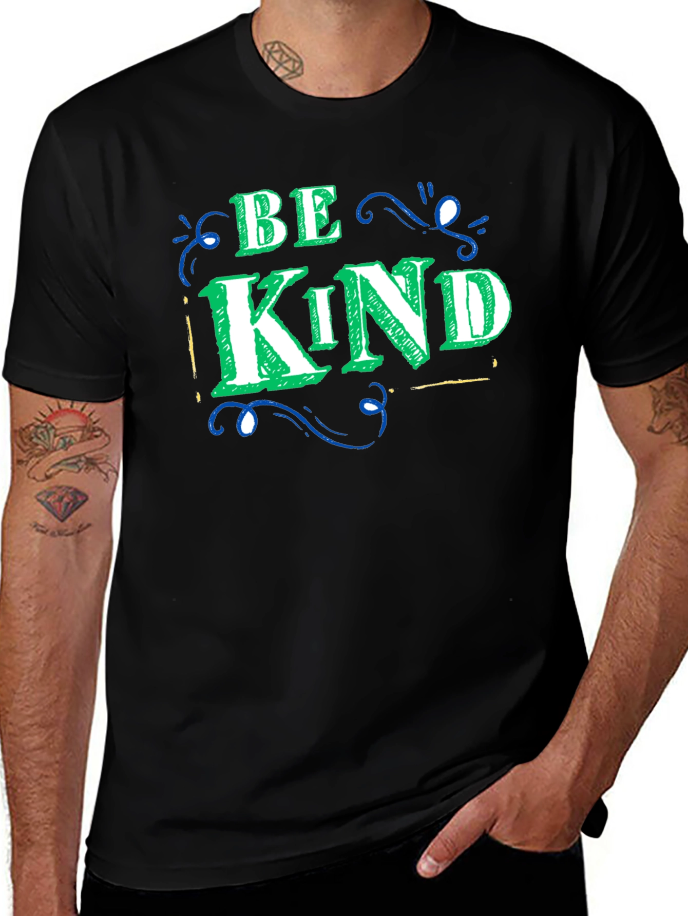 Variant 19 of Be Kind Graphic T-Shirt - Inspiring Message