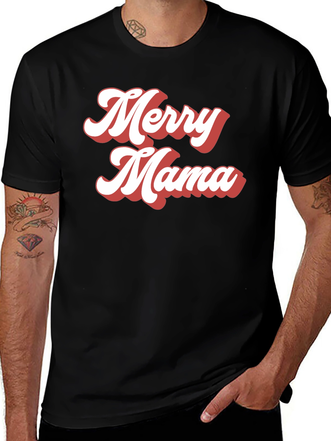 Merry Mama Retro Graphic Tee