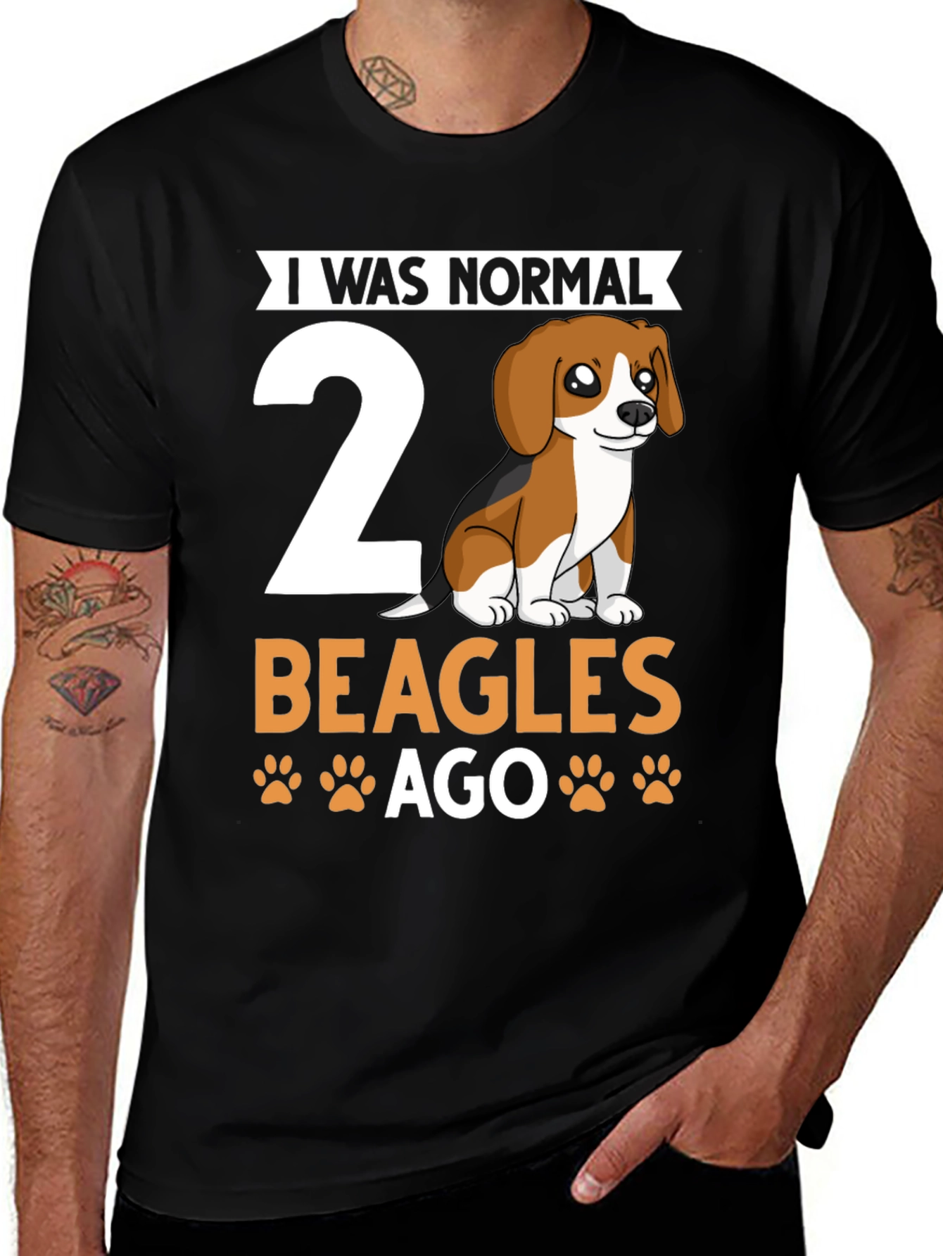 Variant 15 of I Was Normal 2 Beagles Ago T-Shirt