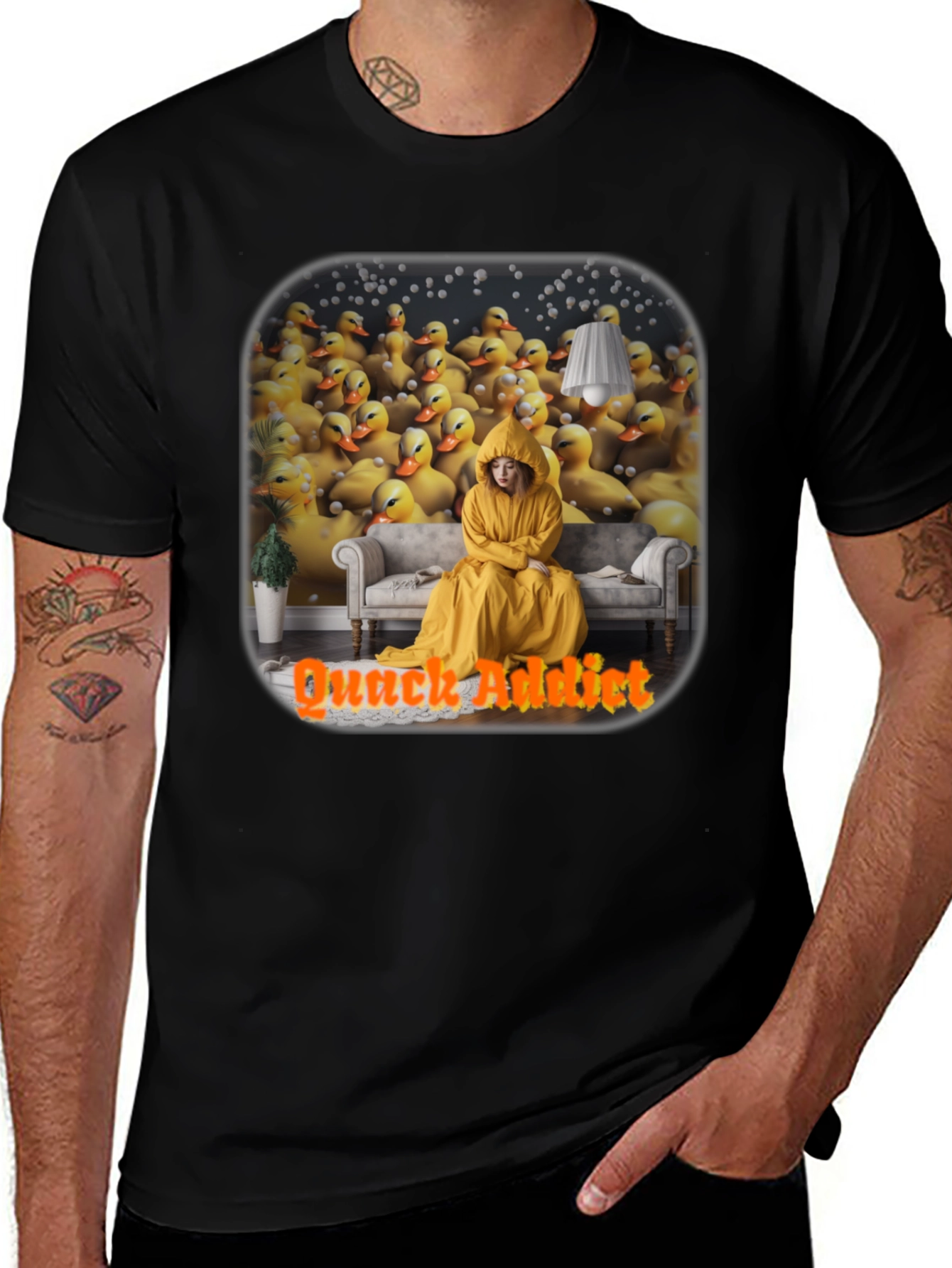 Quack Addict T-Shirt - Duck Lover Tee