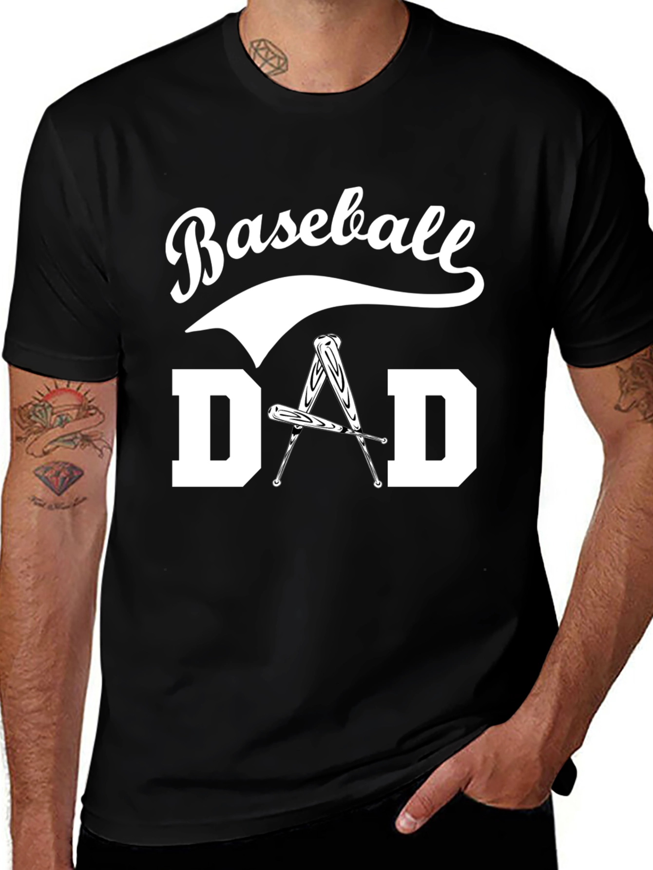 Variant 12 of Baseball Dad T-Shirt