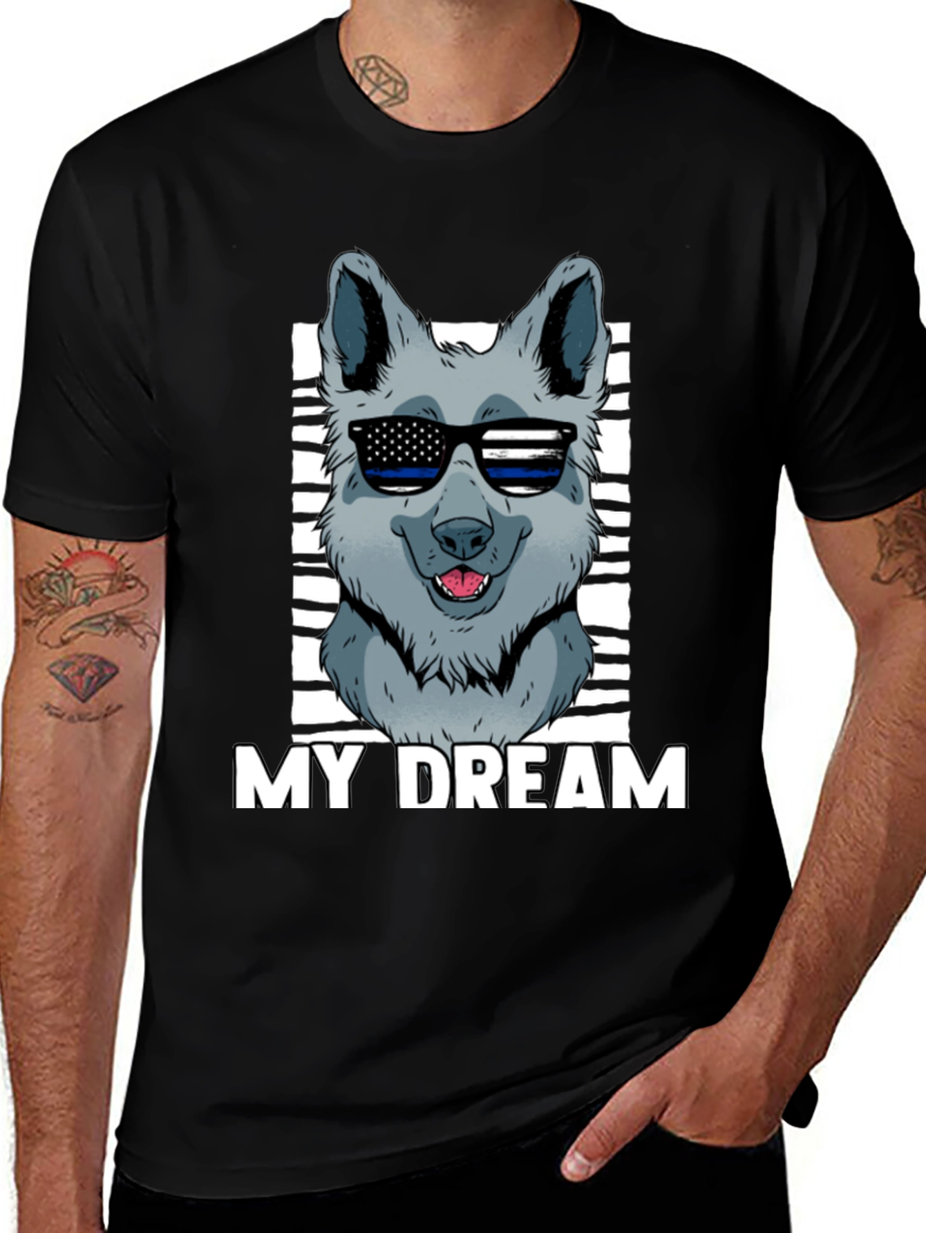 Variant 2 of My Dream Dog T-Shirt - Canine Cool