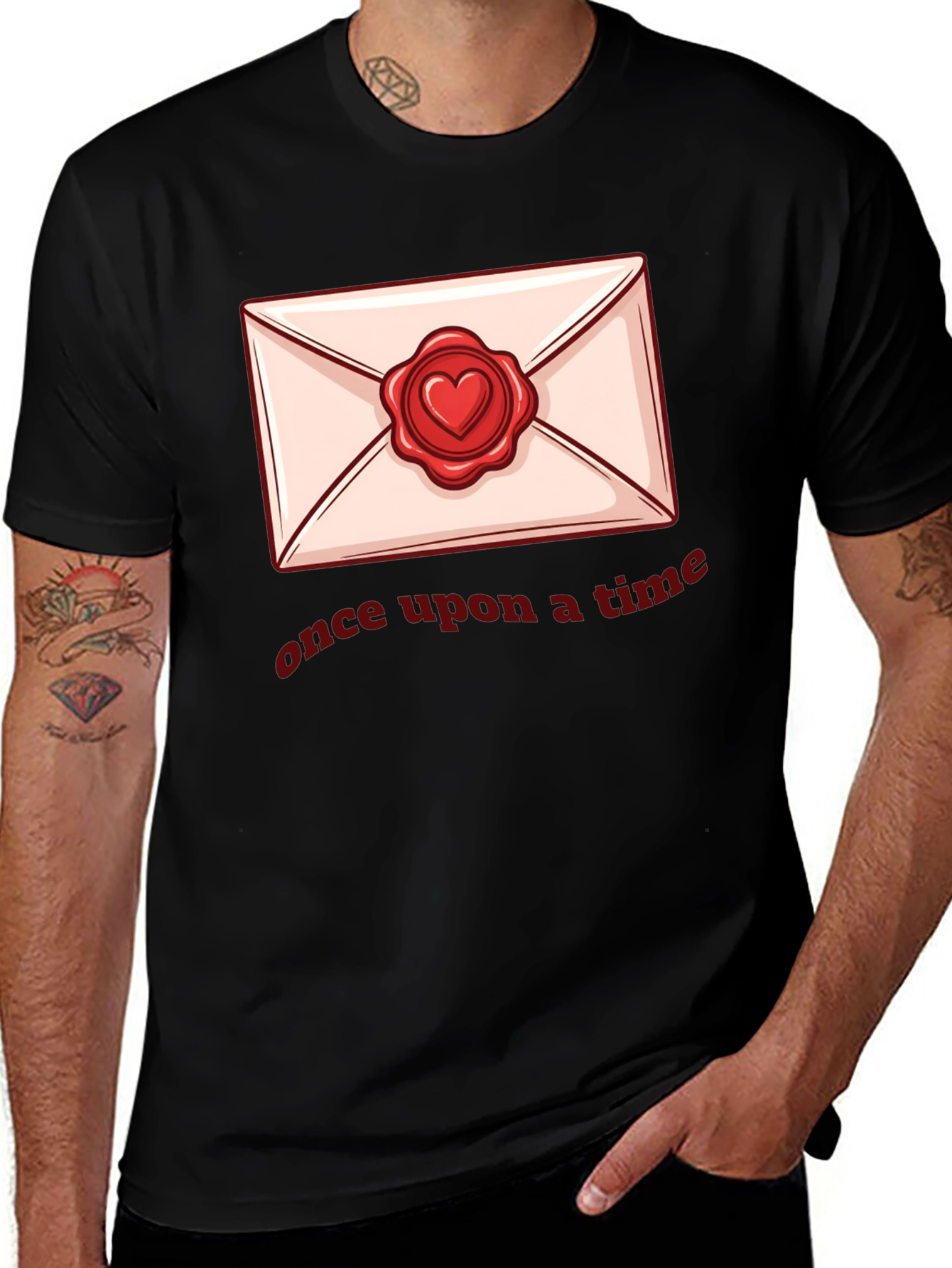 Variant 20 of Once Upon A Time Envelope Heart Seal T-Shirt