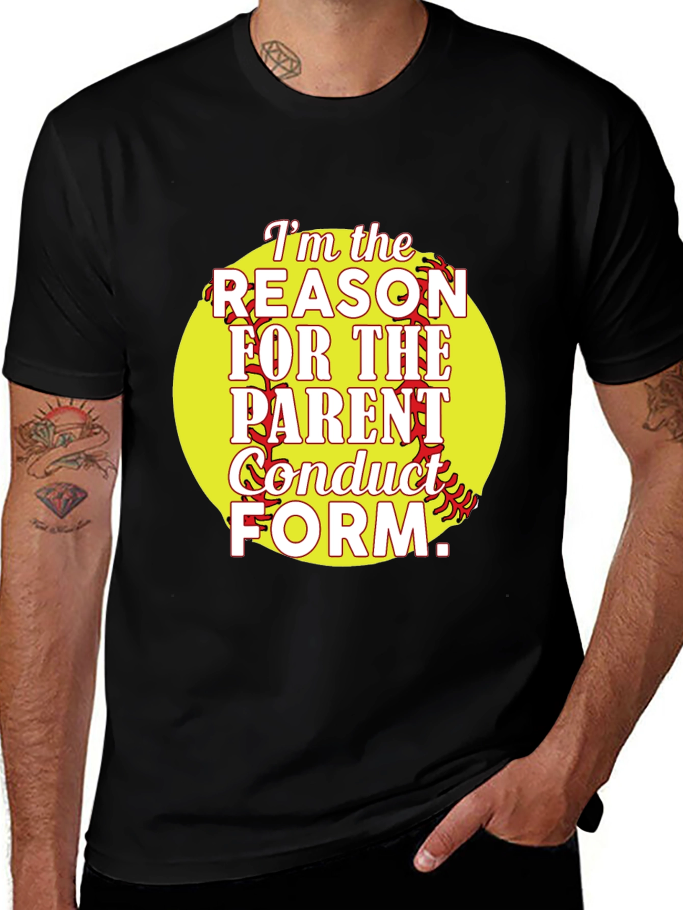 Variant 15 of I'm the Reason for the Parent Conduct Form T-Shirt