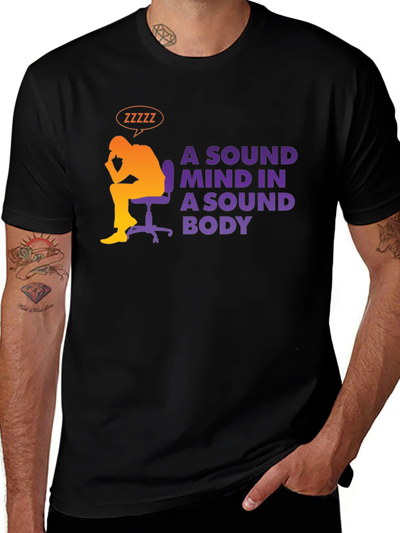 Variant 22 of Sound Mind Graphic T-Shirt - Relaxed Fit