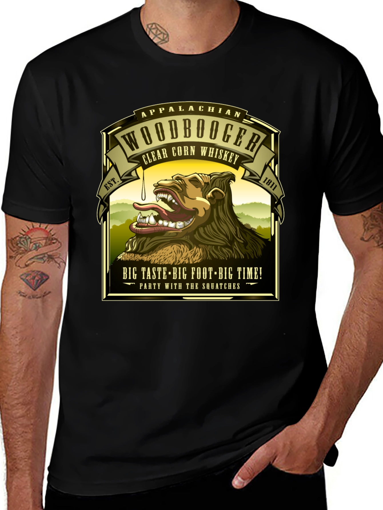 Woodbooger Whiskey Graphic T-Shirt