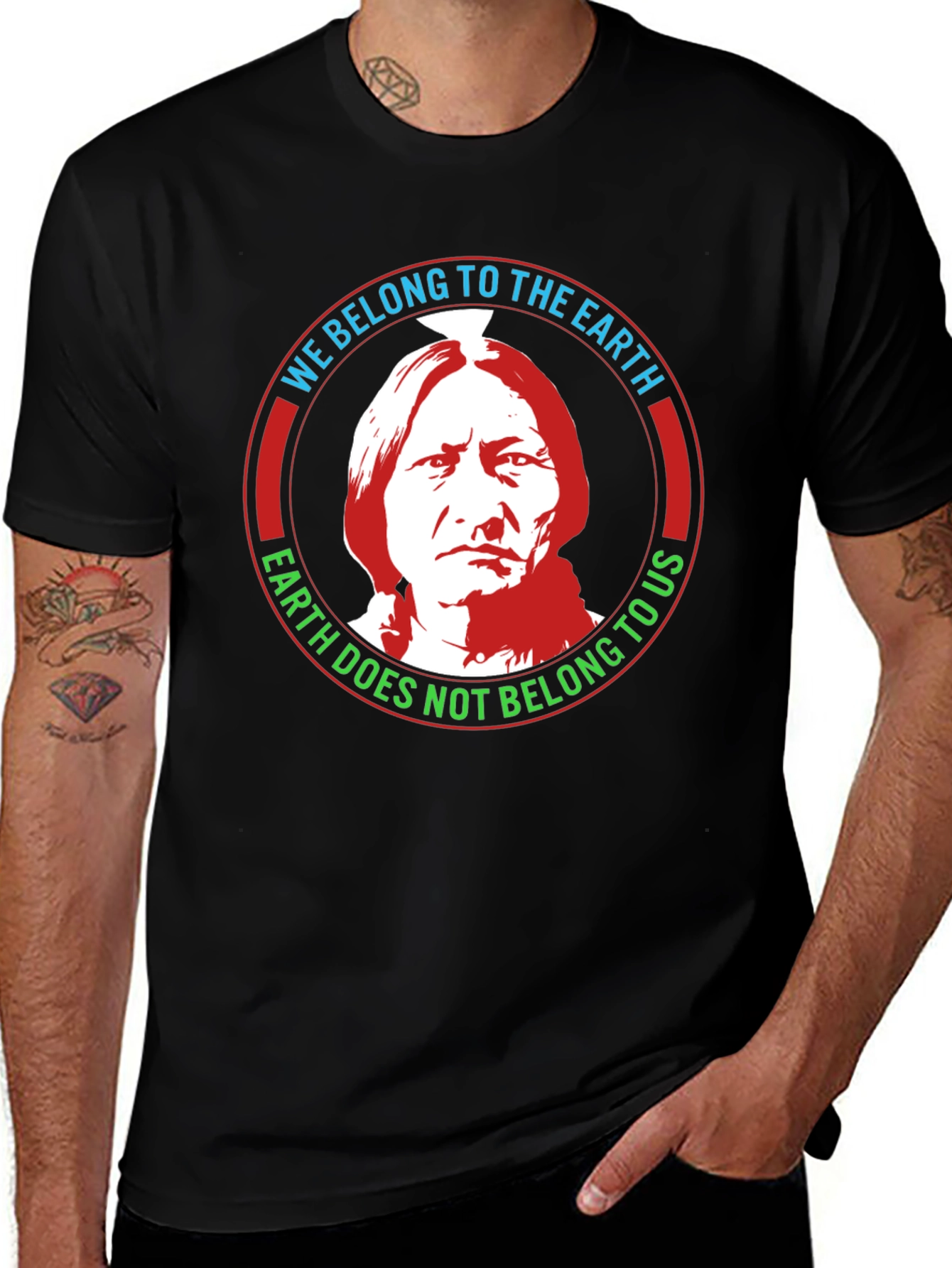 Variant 10 of Native American Earth Belonging T-Shirt