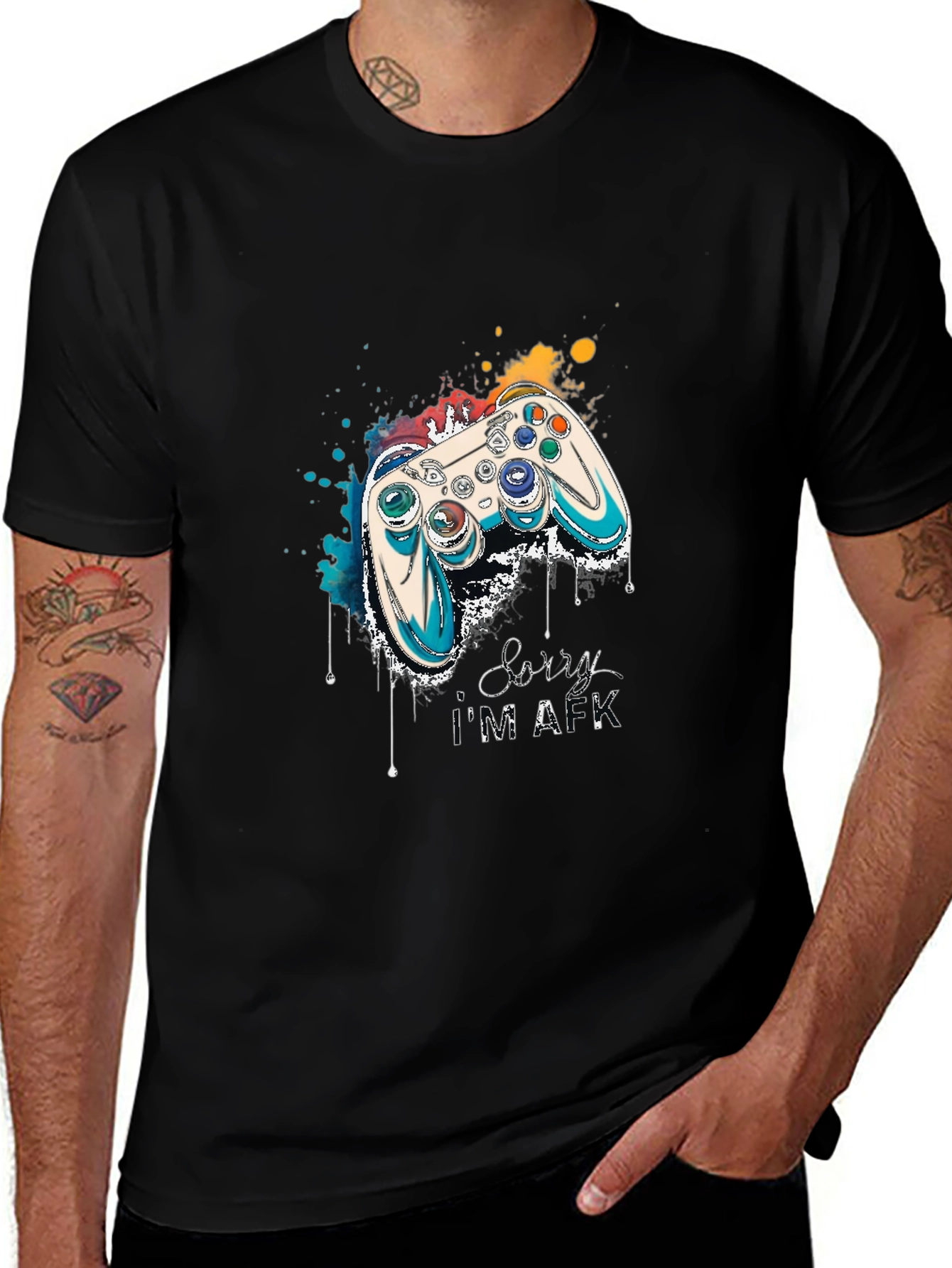 Gaming Controller Graphic T-Shirt - Sorry I'm AFK