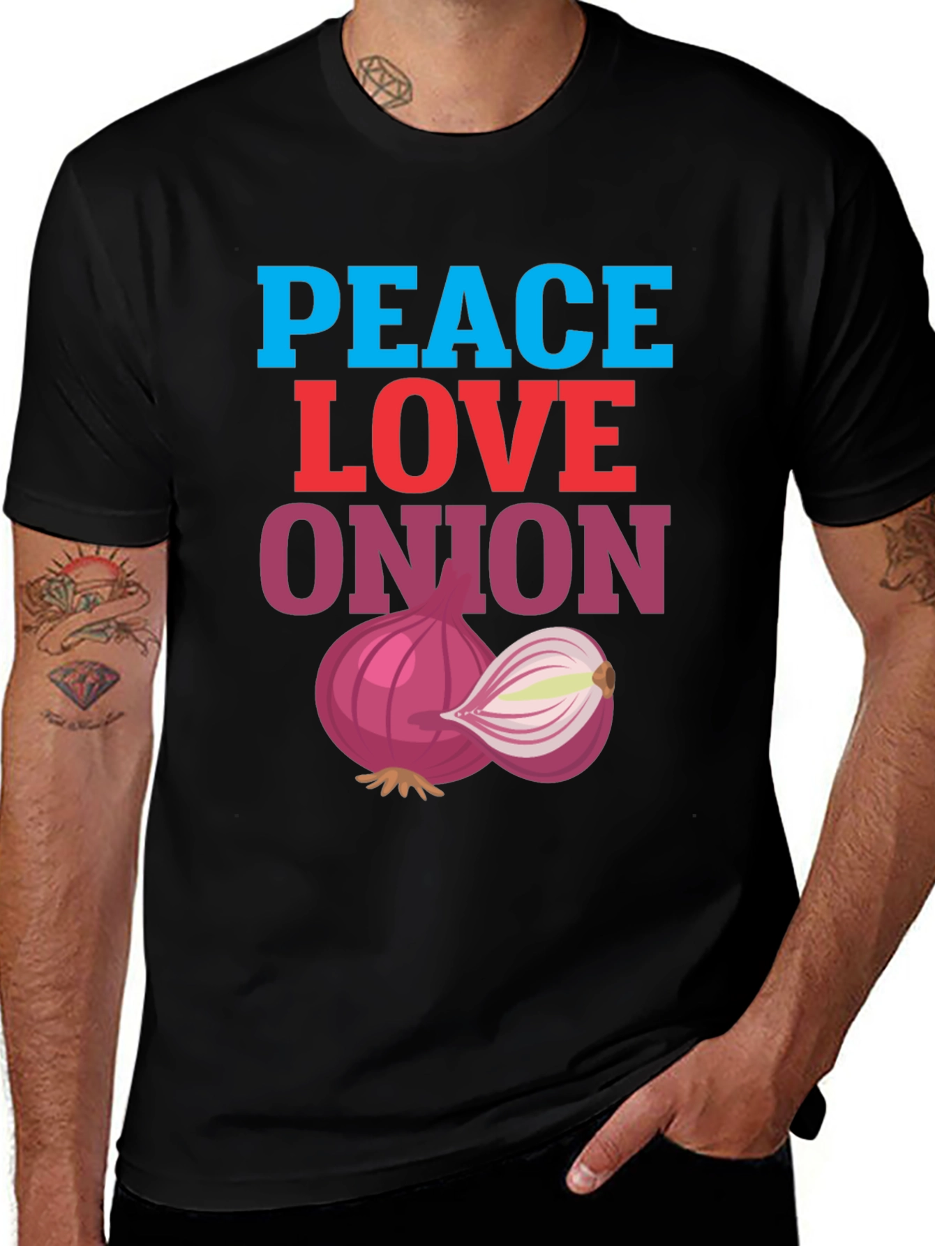 Variant 3 of Peace Love Onion T-Shirt