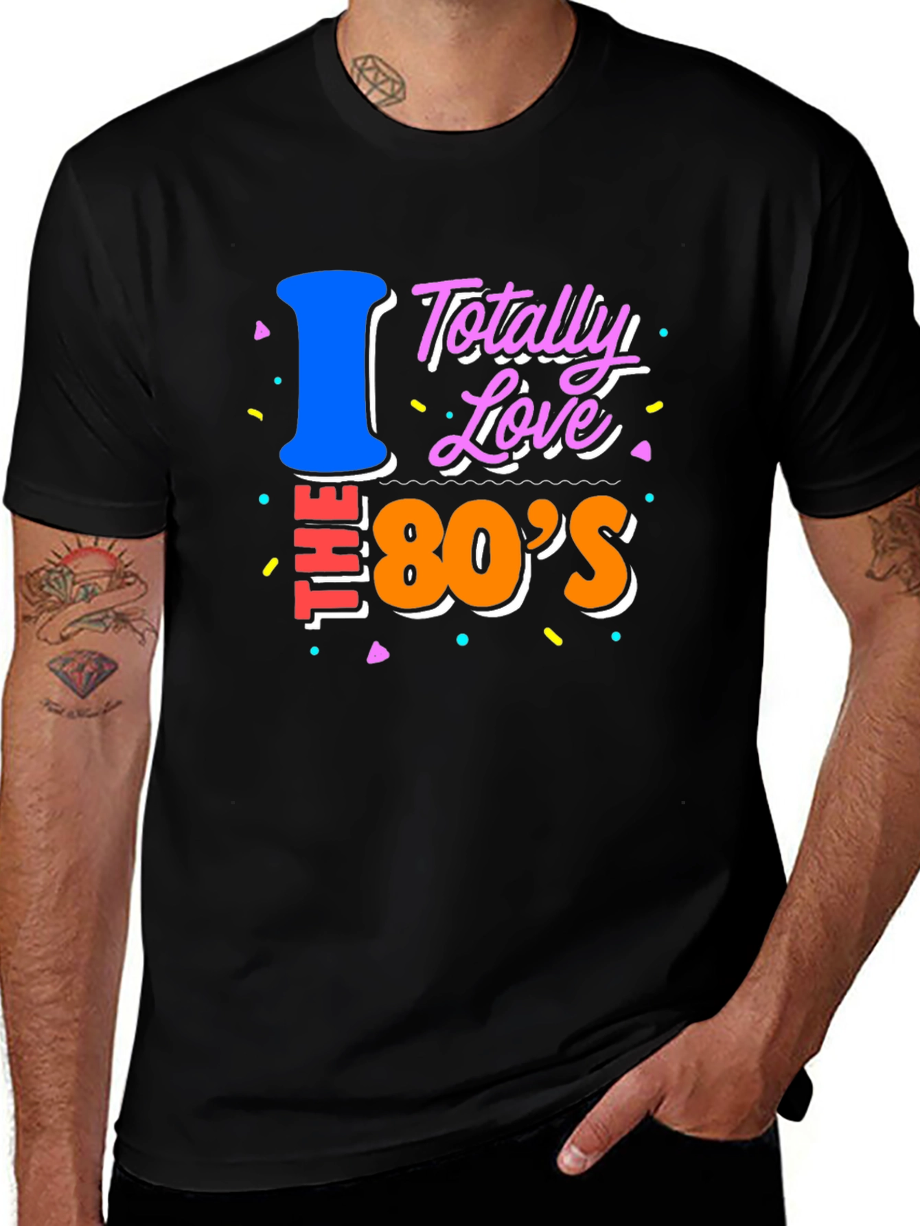 Variant 26 of I Love the 80s Retro Graphic Tee