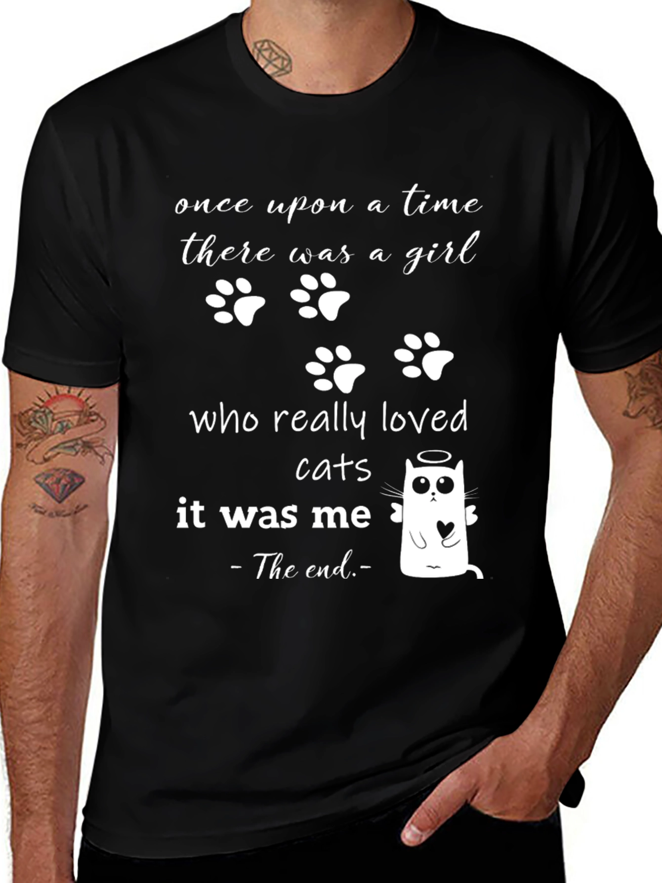 Variant 25 of Cat Lover T-Shirt - Once Upon a Time
