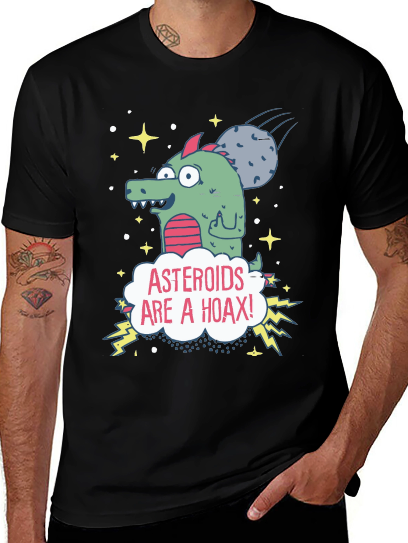 Variant 14 of Asteroids Are a Hoax T-Shirt