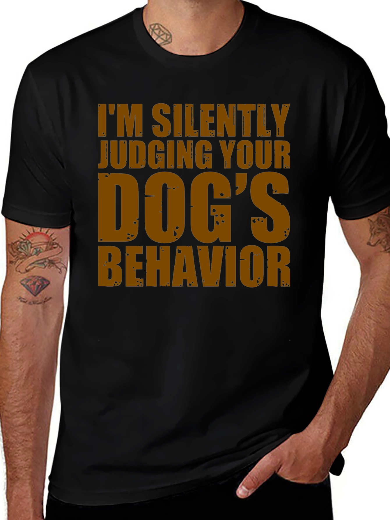 Variant 14 of Dog Behavior Judge Novelty Graphic Tee