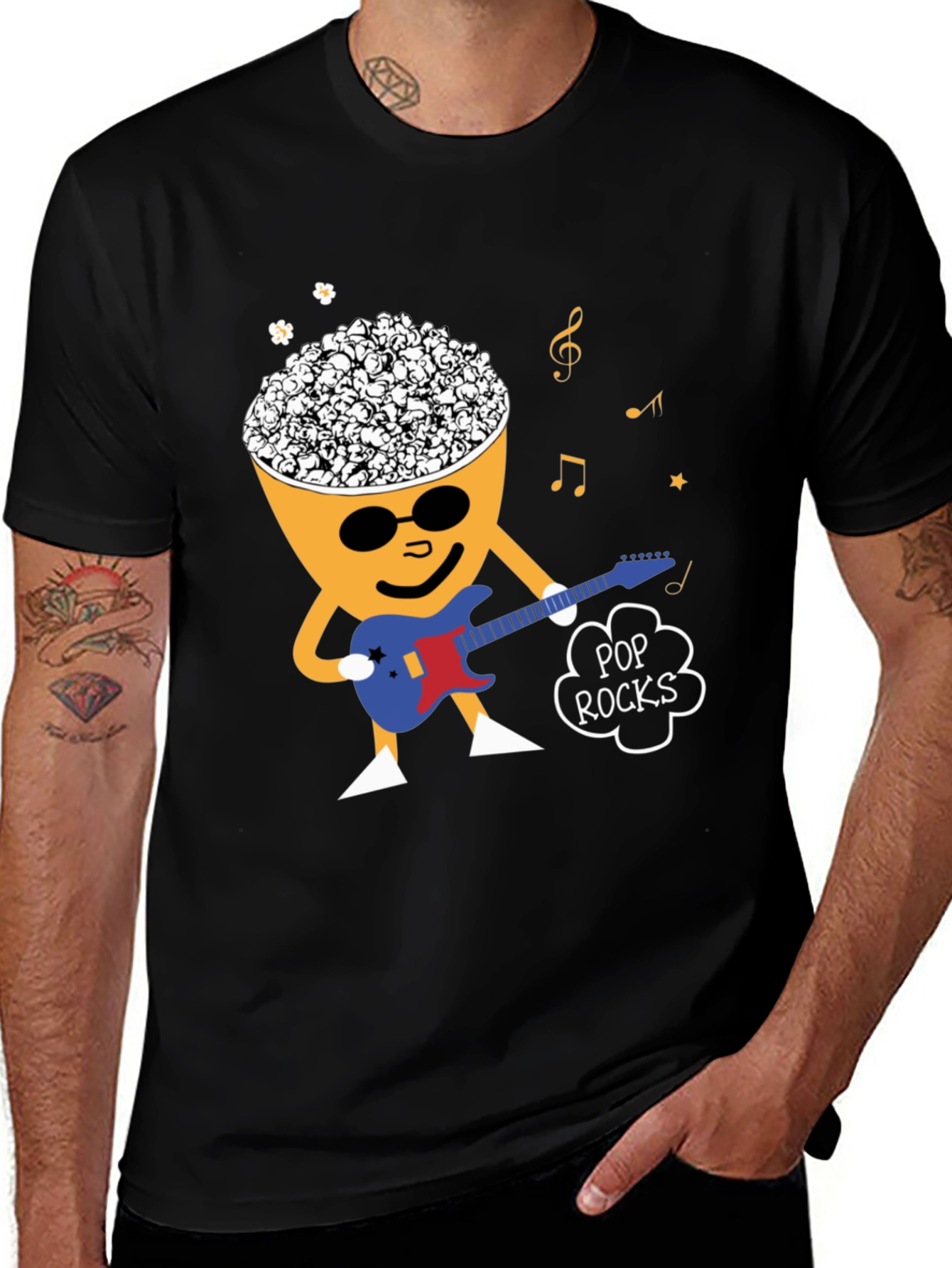 Variant 11 of Pop Rocks Music Graphic T-Shirt