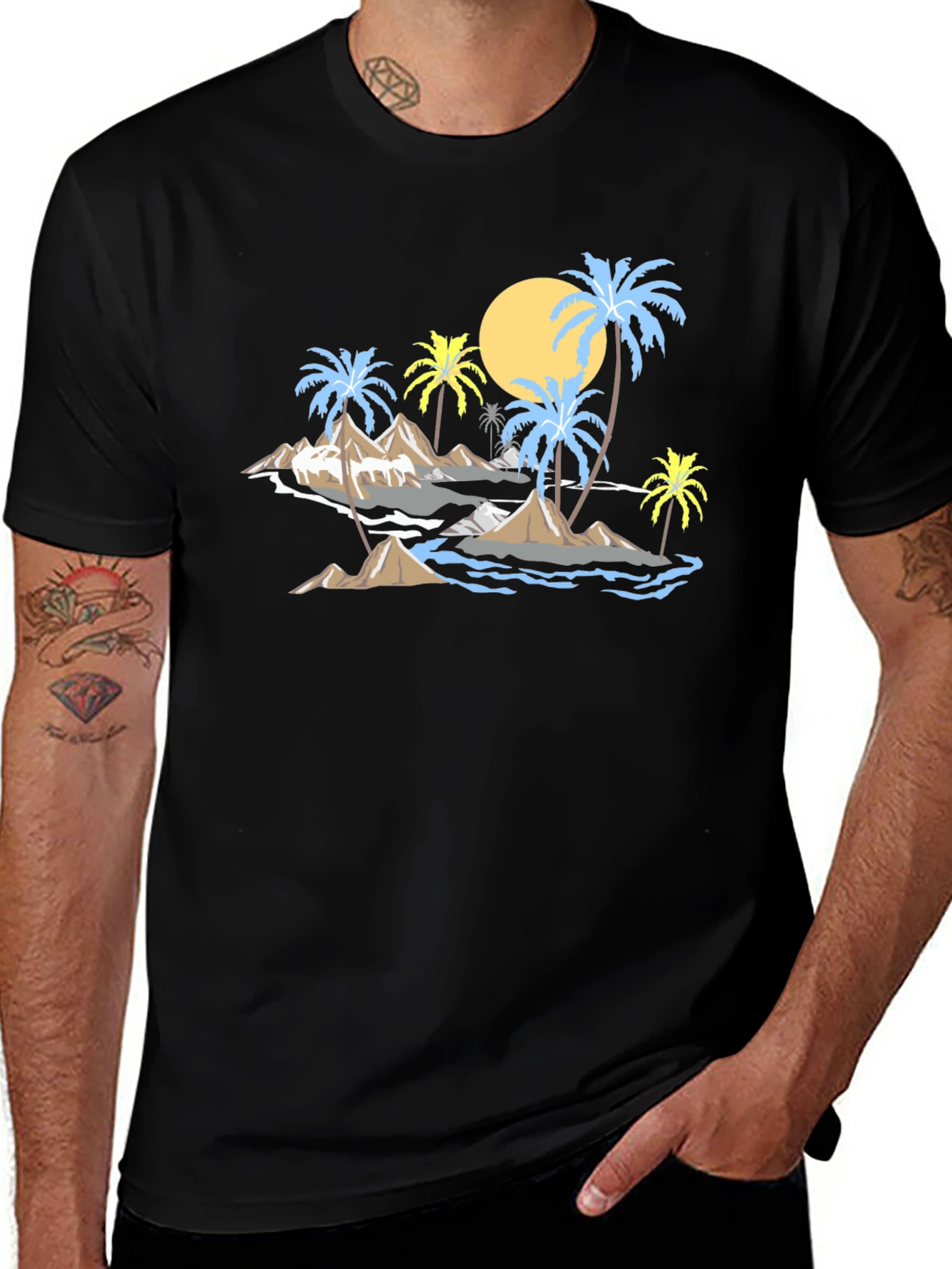 Variant 27 of Tropical Island Graphic Tee