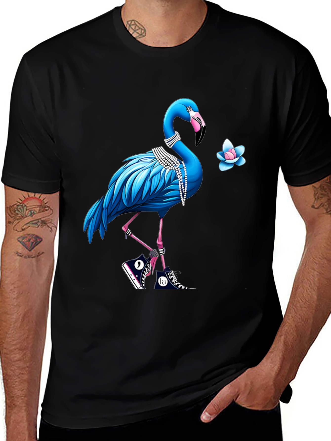 Variant 22 of Funky Flamingo Graphic T-Shirt - Casual Streetwear Tee