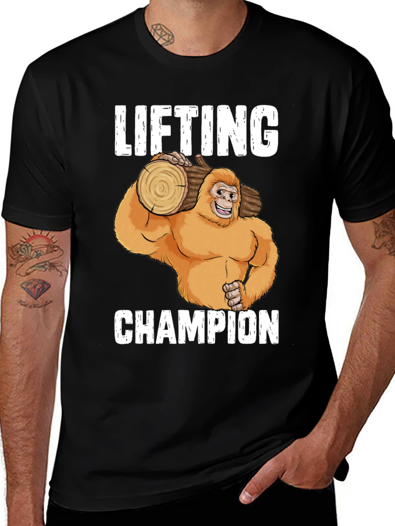 Variant 10 of Lifting Champion Bigfoot T-Shirt