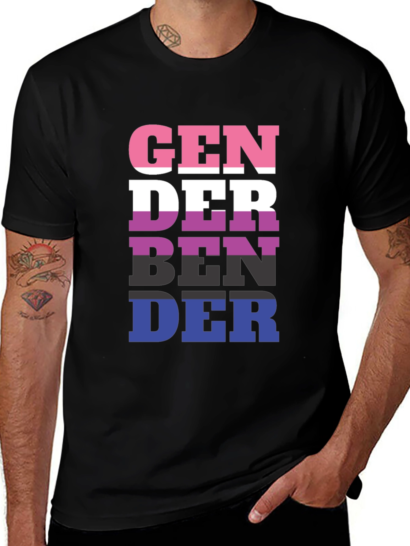 Variant 7 of Gender Identity Pride T-Shirt