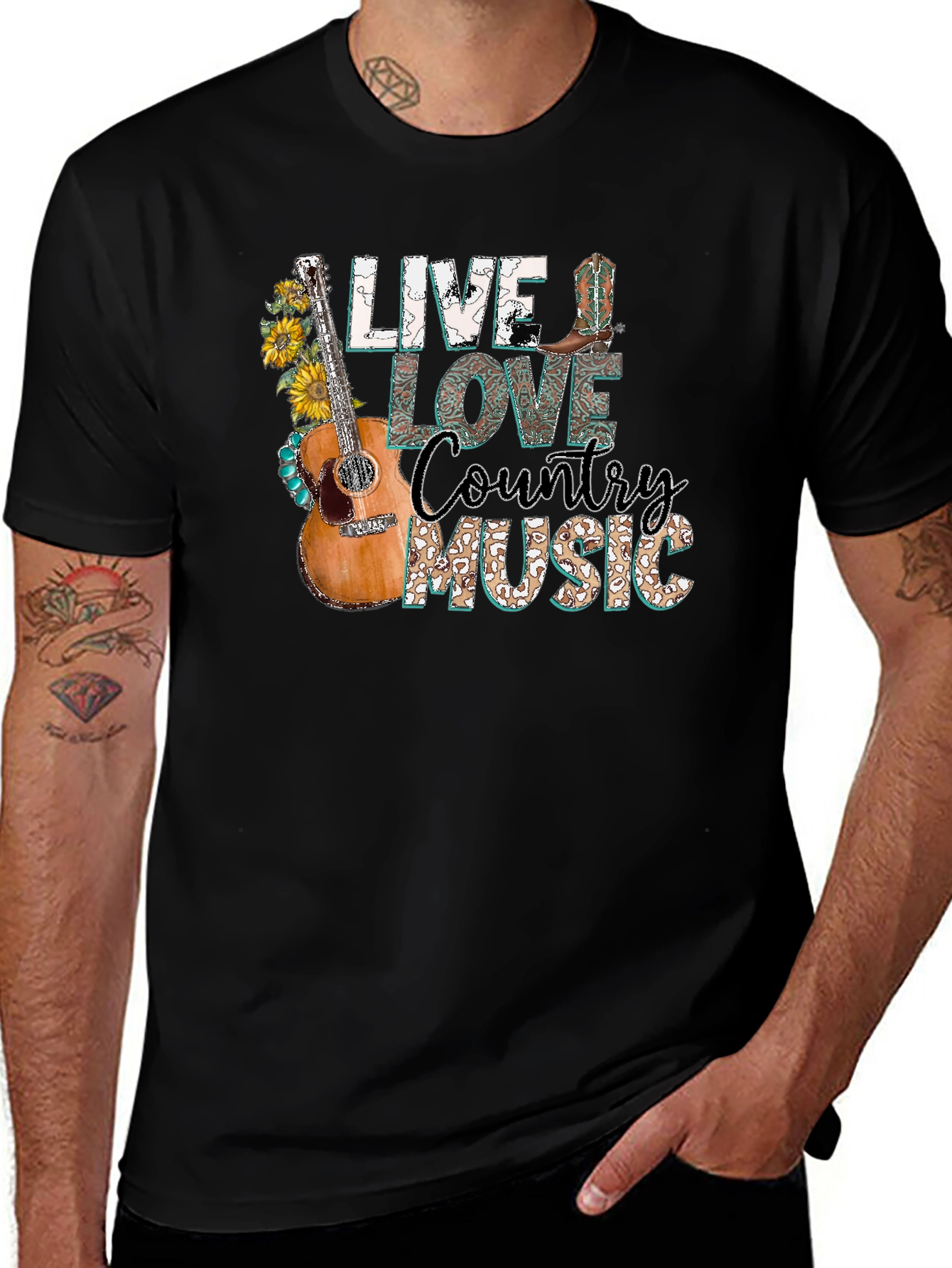 Variant 15 of Live Love Country Music T-Shirt