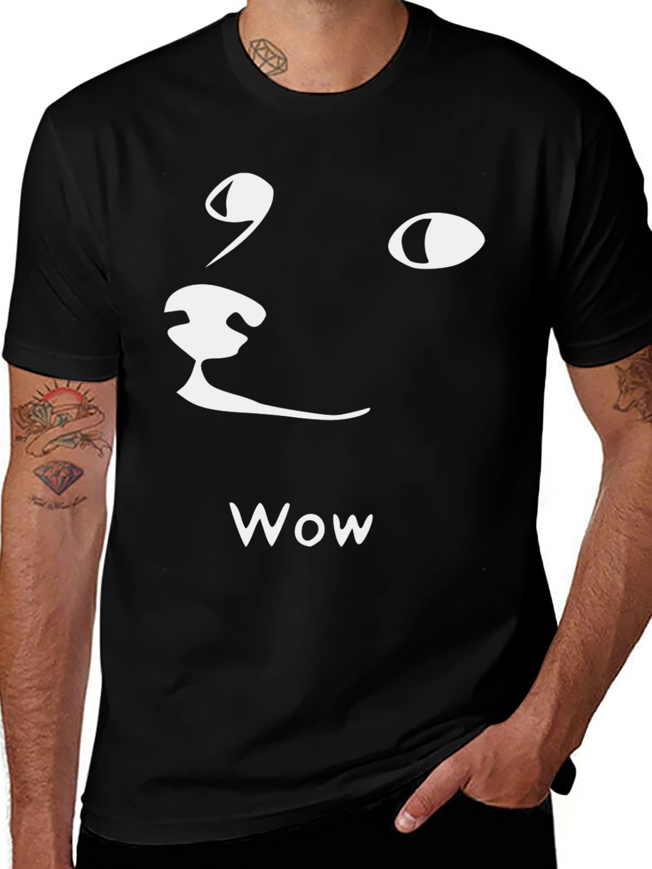 Doge Wow T-Shirt - Meme Graphic Tee