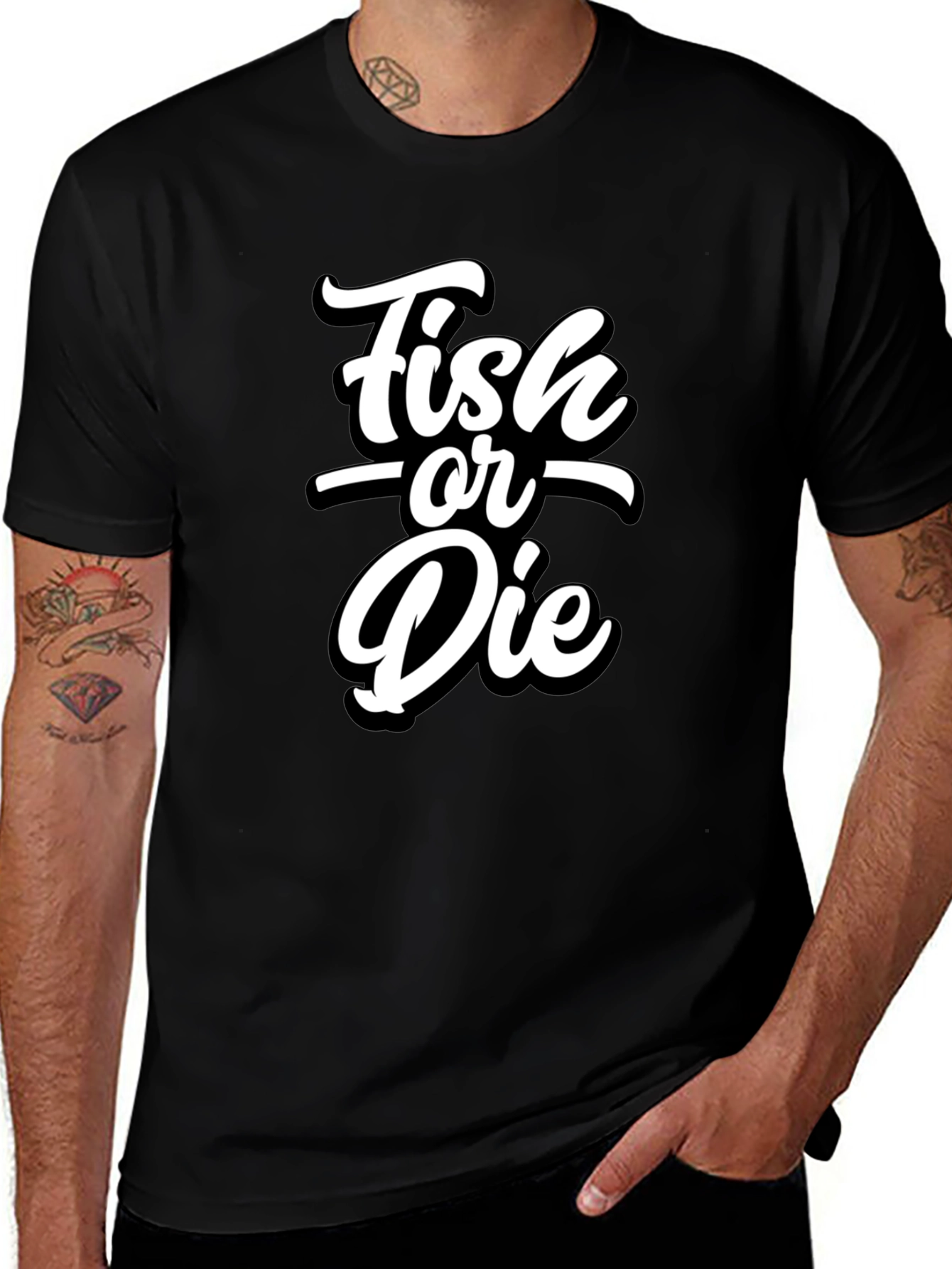 Variant 4 of Fish or Die Graphic Tee - Angler's Choice